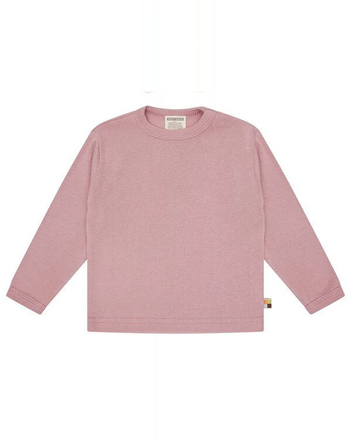 loud + proud Babys & Kinder Langarm Shirt uni, GOTS-zertifiziert