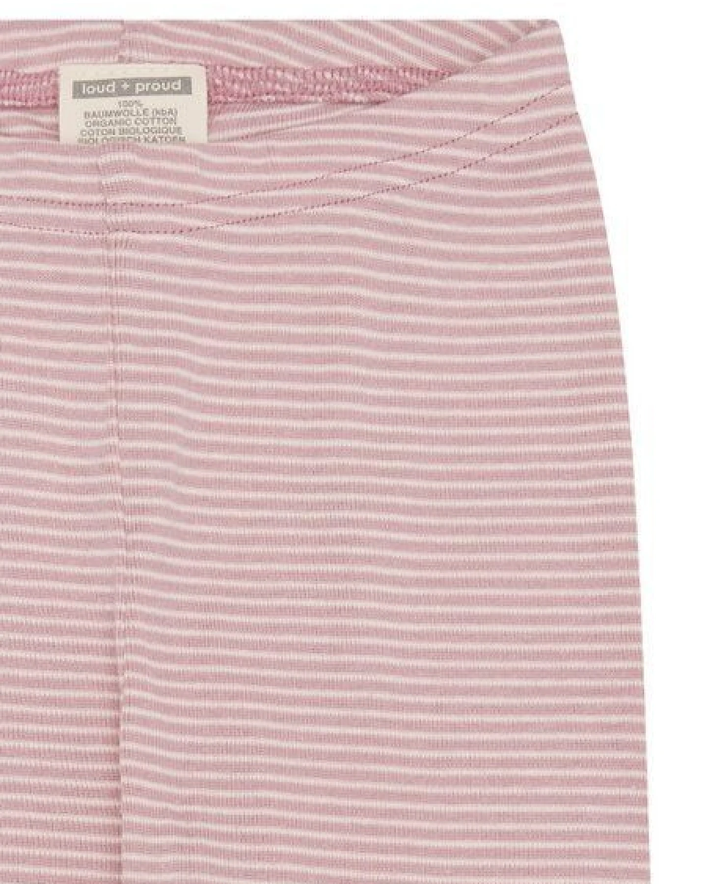 loud + proud Babys & Kinder Leggings Streifen, GOTS-zertifiziert – Ansicht 3
