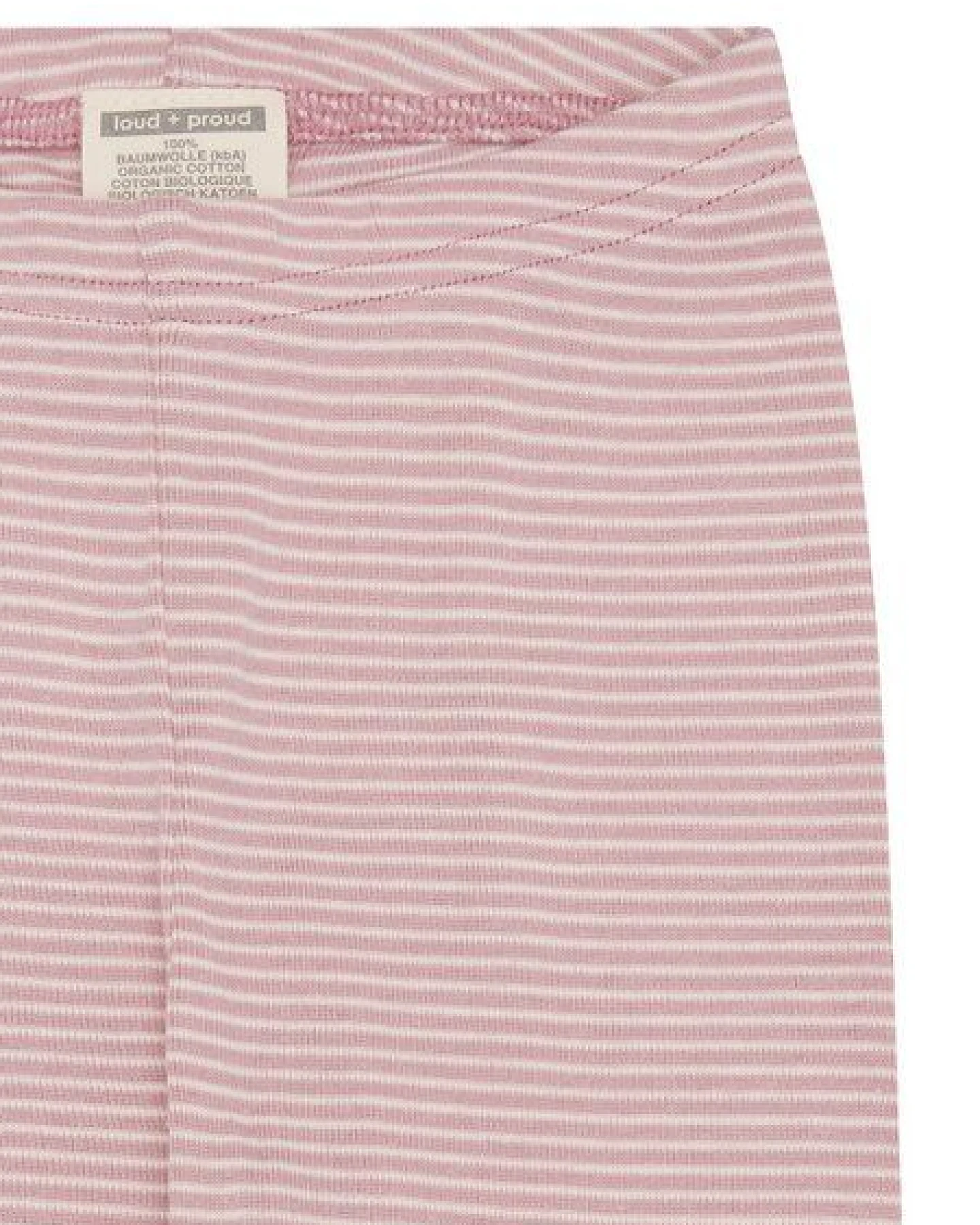 loud + proud Babys & Kinder Leggings Streifen, GOTS-zertifiziert – Ansicht 3