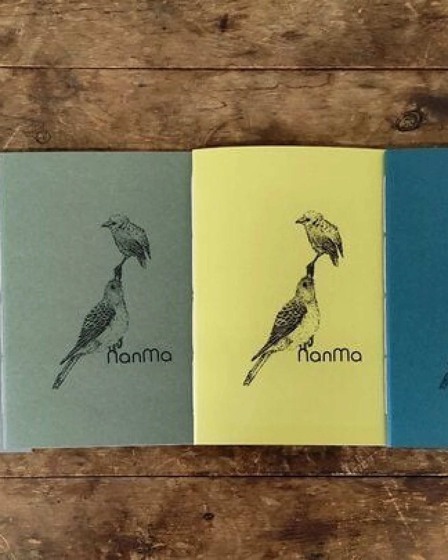 NanMa Handgebundenes Notizbuch „Vögel“ – In Österreich bedrucktes Skizzenbuch für Zeichnen und Journaling – Ansicht 4