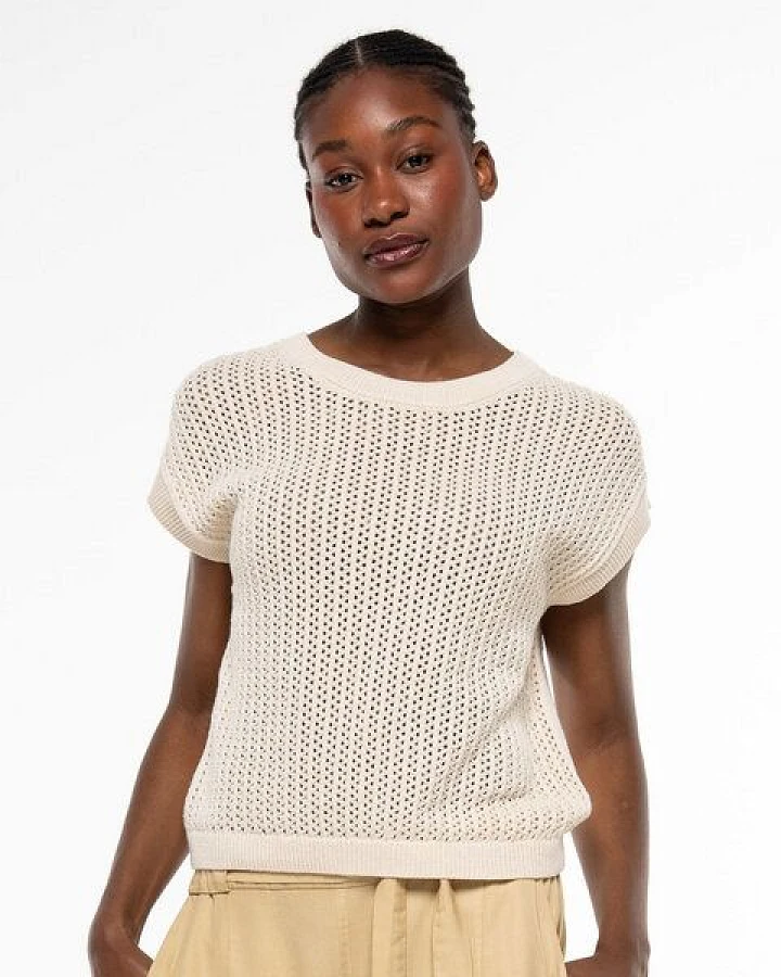 Alma & Lovis Pullunder im lockeren Strick aus Organic Cotton