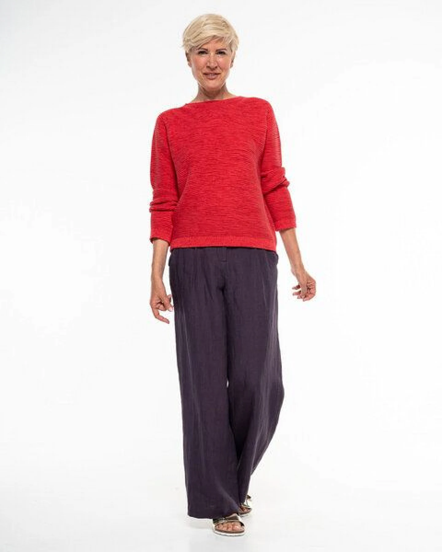 Alma & Lovis Leichter Strickpullover aus Organic Cotton – Ansicht 2