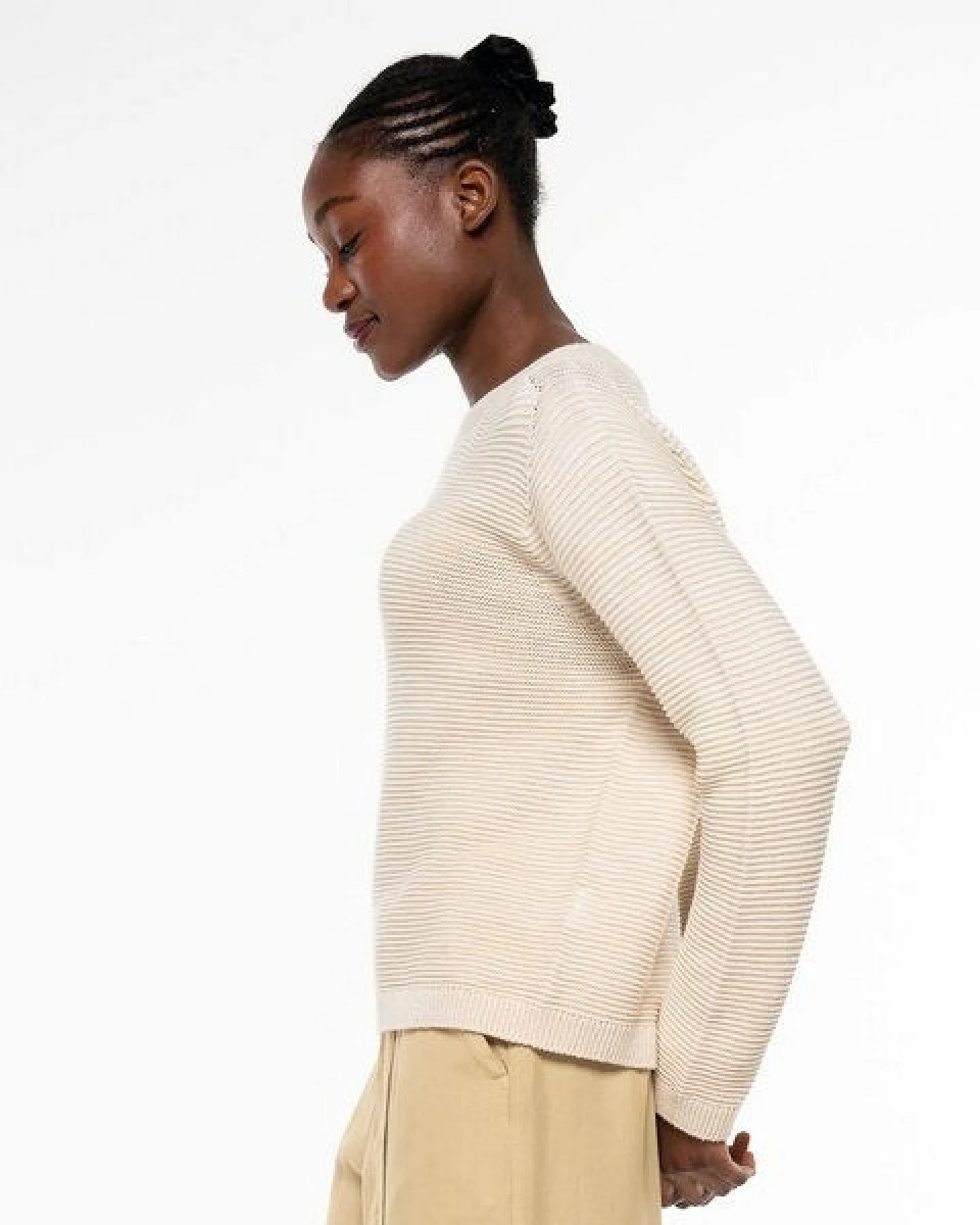 Alma & Lovis Leichter Strickpullover aus Organic Cotton – Ansicht 3