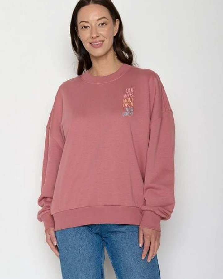 GREENBOMB Old Ways Core - Lässiges Sweatshirt aus Bio-Baumwolle / hochwertiger Print / GOTS / Fair & Vegan