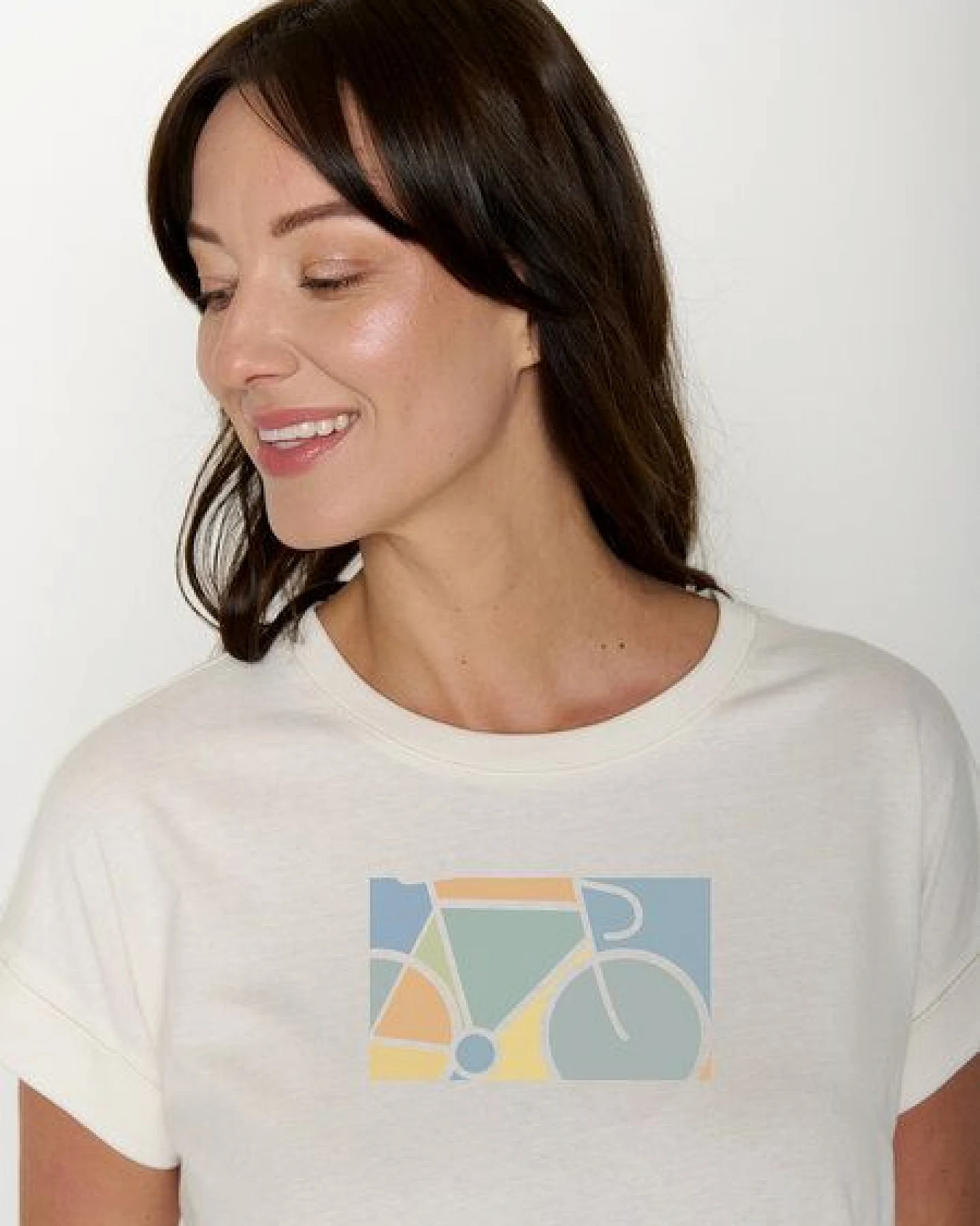 GREENBOMB Bike Window Loony - Sportliches T-Shirt aus Bio-Baumwolle mit Rollup Sleeve / hochwertiger Print / GOTS / Fair & Vegan – Ansicht 2