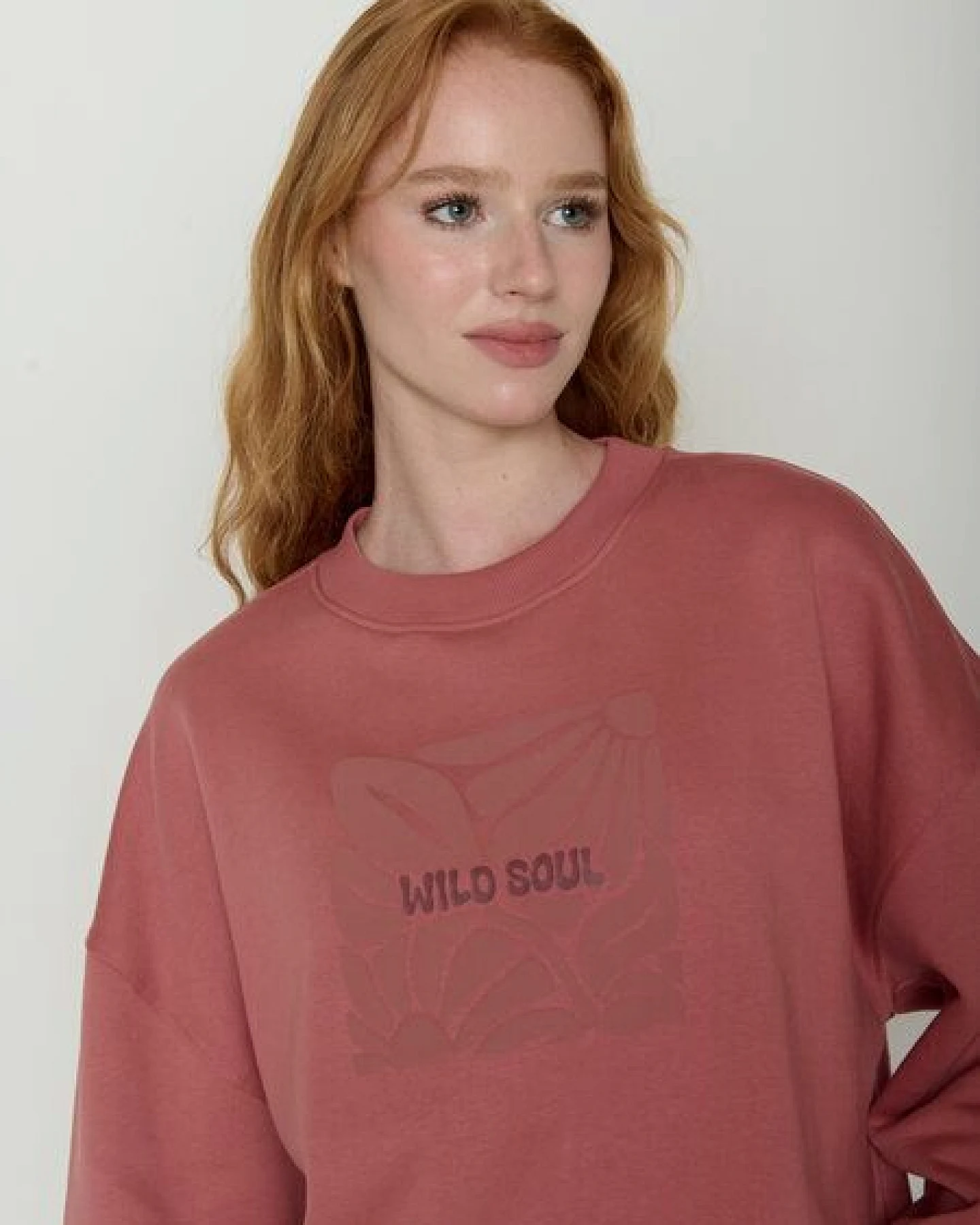GREENBOMB Wild Soul Core - Lässiges Sweatshirt aus Bio-Baumwolle / hochwertiger Print / GOTS / Fair & Vegan – Ansicht 2