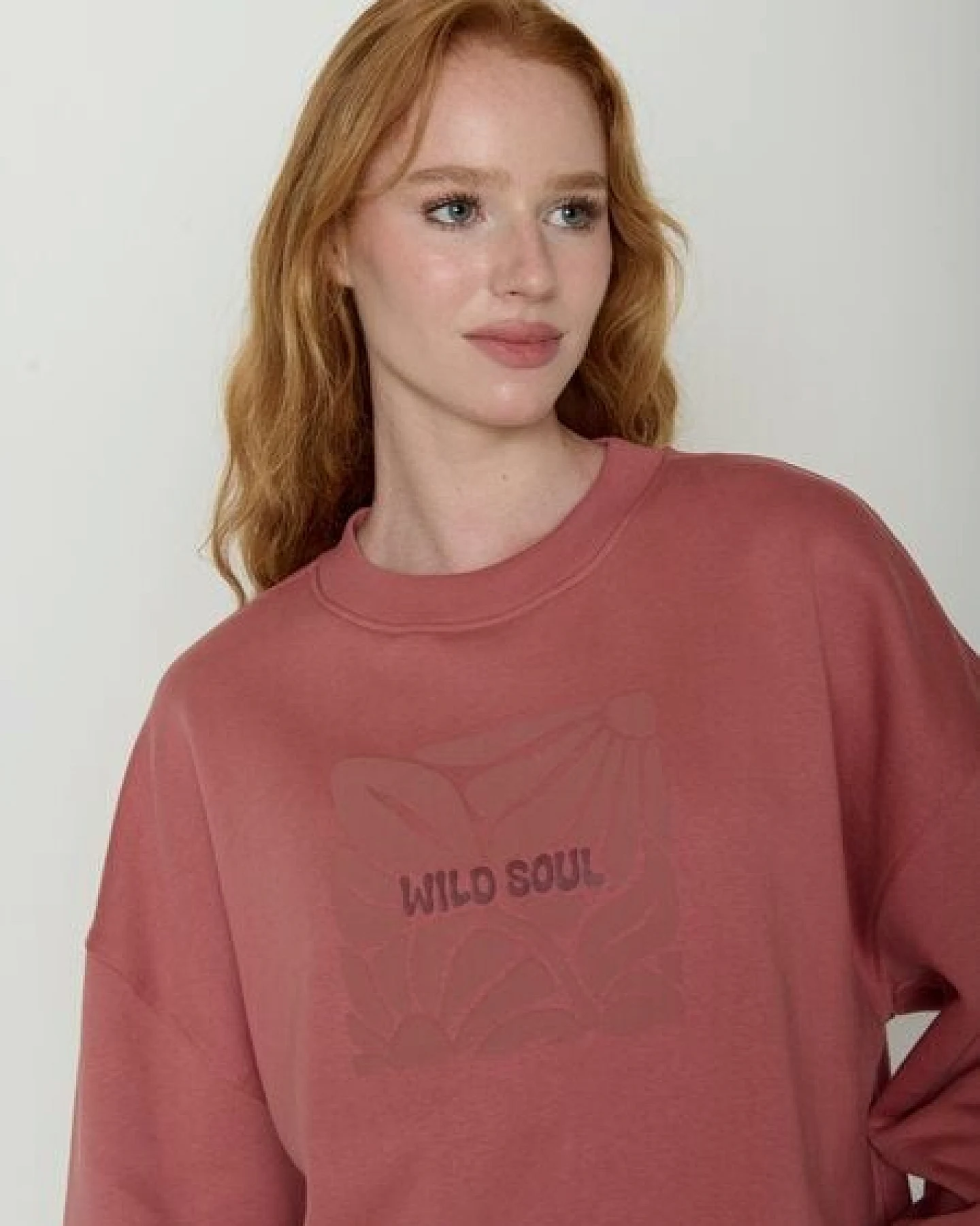 GREENBOMB Wild Soul Core - Lässiges Sweatshirt aus Bio-Baumwolle / hochwertiger Print / GOTS / Fair & Vegan – Ansicht 2