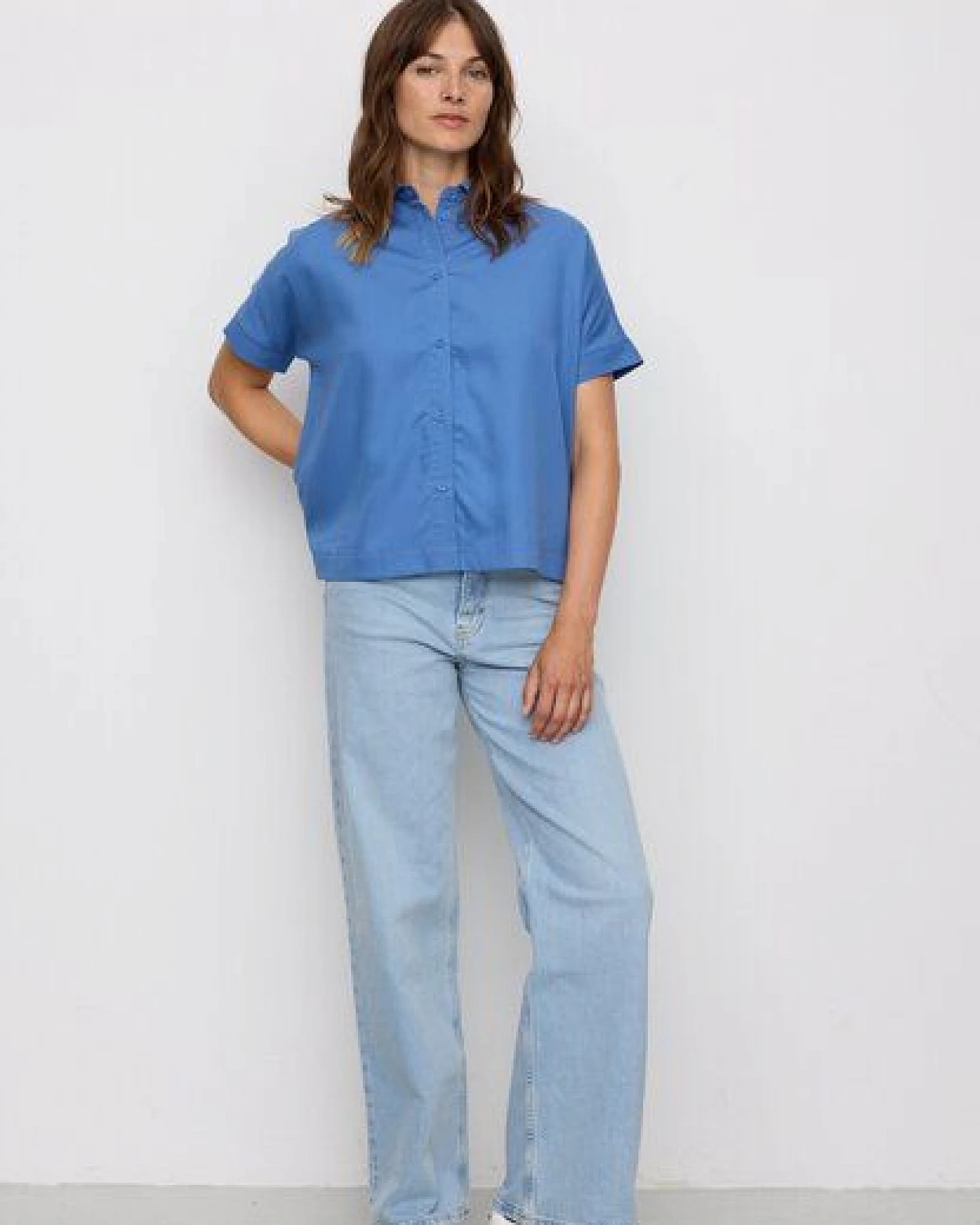 Damen Bluse aus TENCEL Lyocell - LOTUS - recolution – Ansicht 2