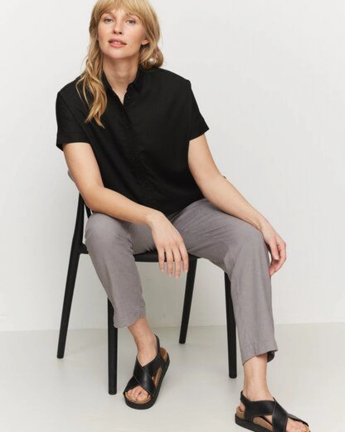 Damen Bluse aus TENCEL Lyocell - LOTUS - recolution – Ansicht 2