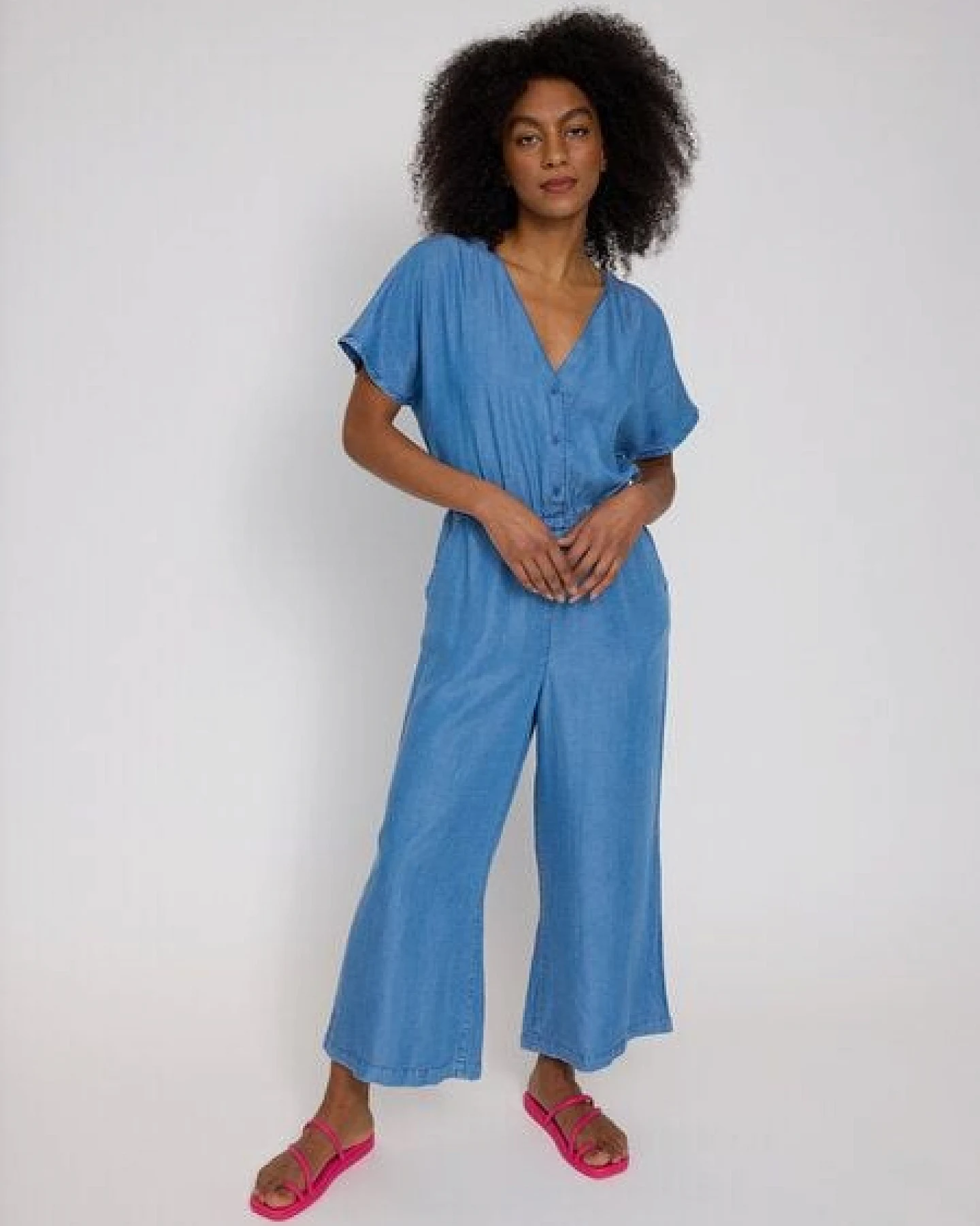 Mazine Wide Leg Tencel Jumpsuit – Ansicht 2