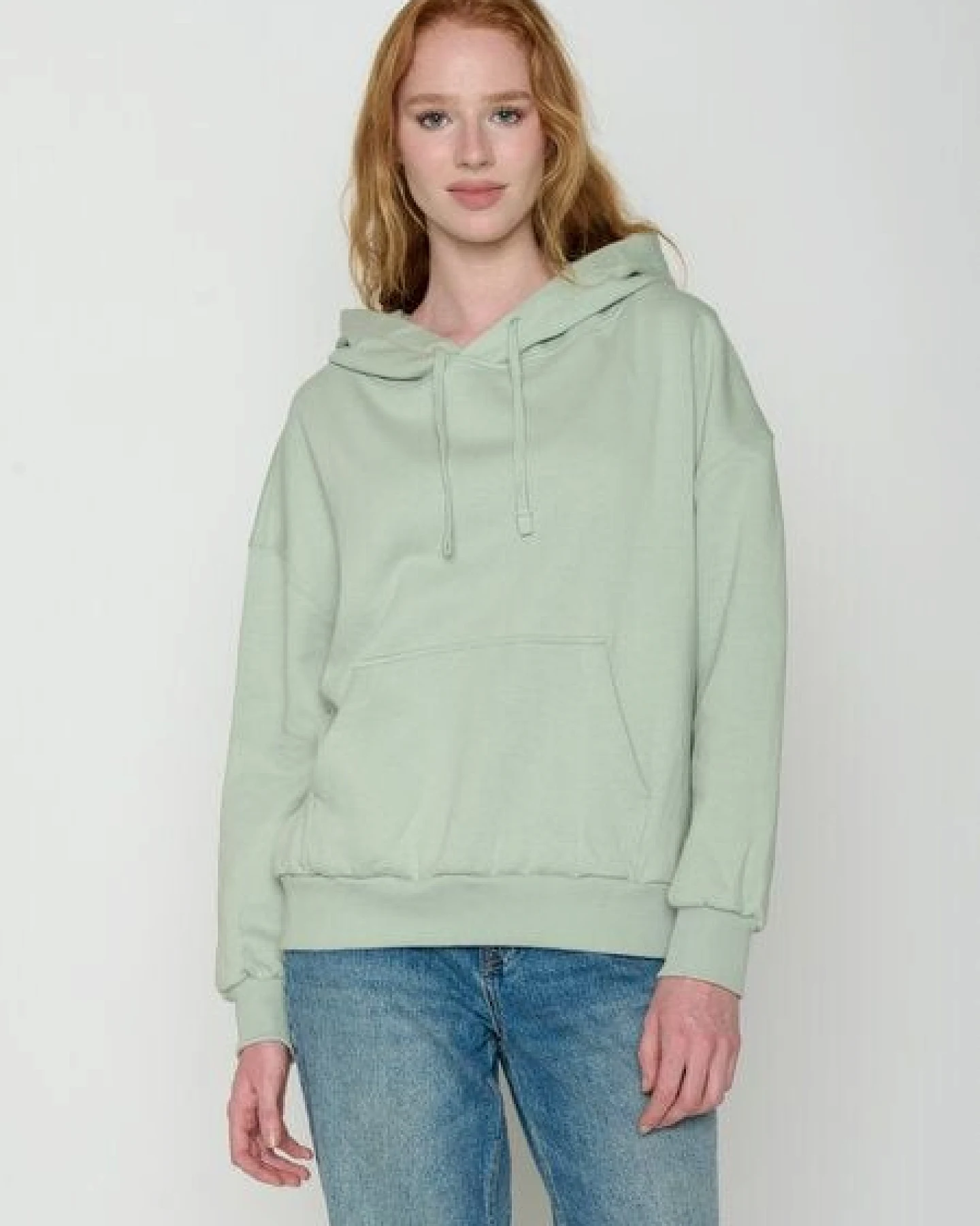 GREENBOMB Les Fleurs Mello - Lässiger Hoodie aus Bio-Baumwolle / hochwertiger Print / GOTS / Fair & Vegan – Ansicht 2