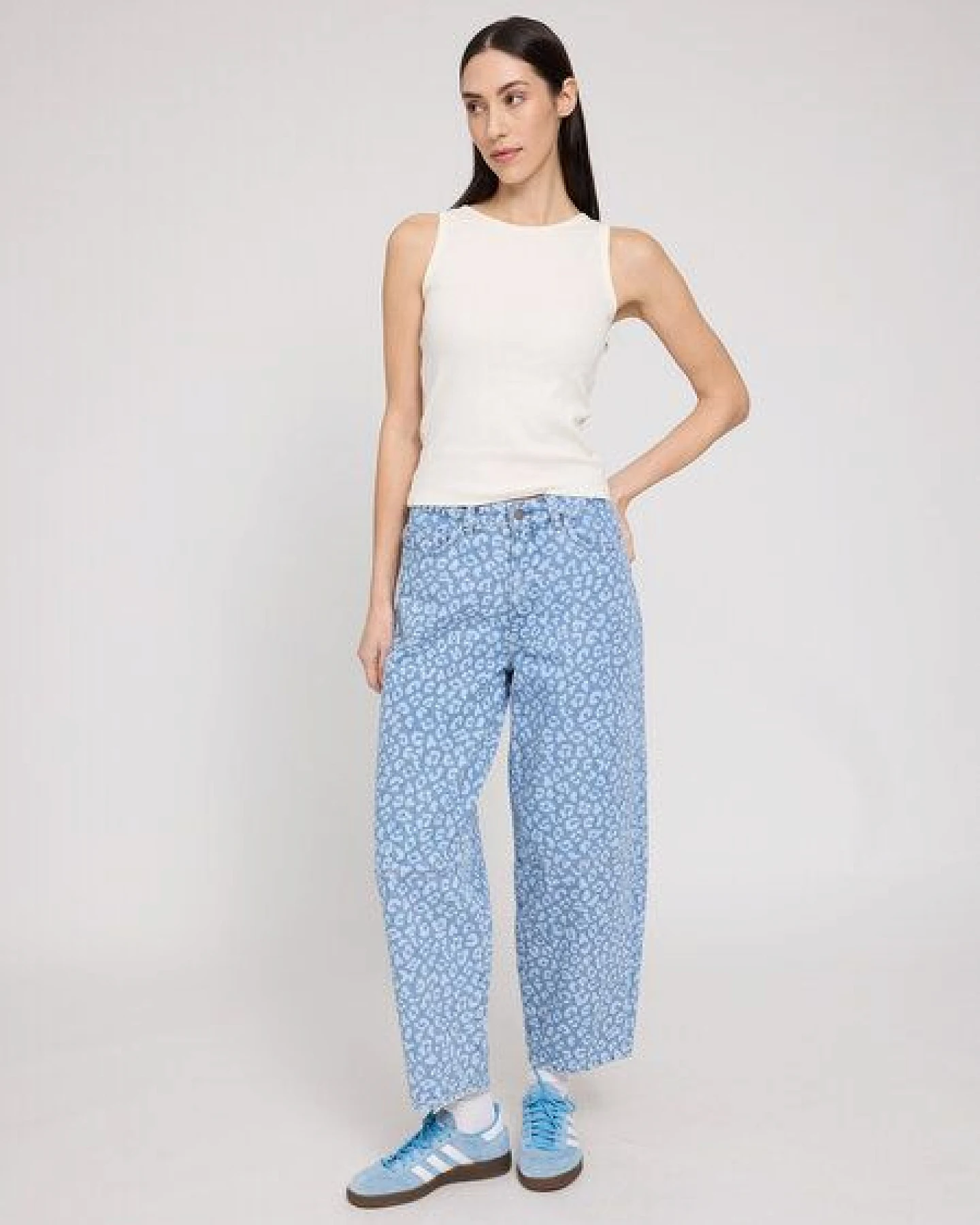 Mazine Denim Hose mit Barrel Leg – Ansicht 2