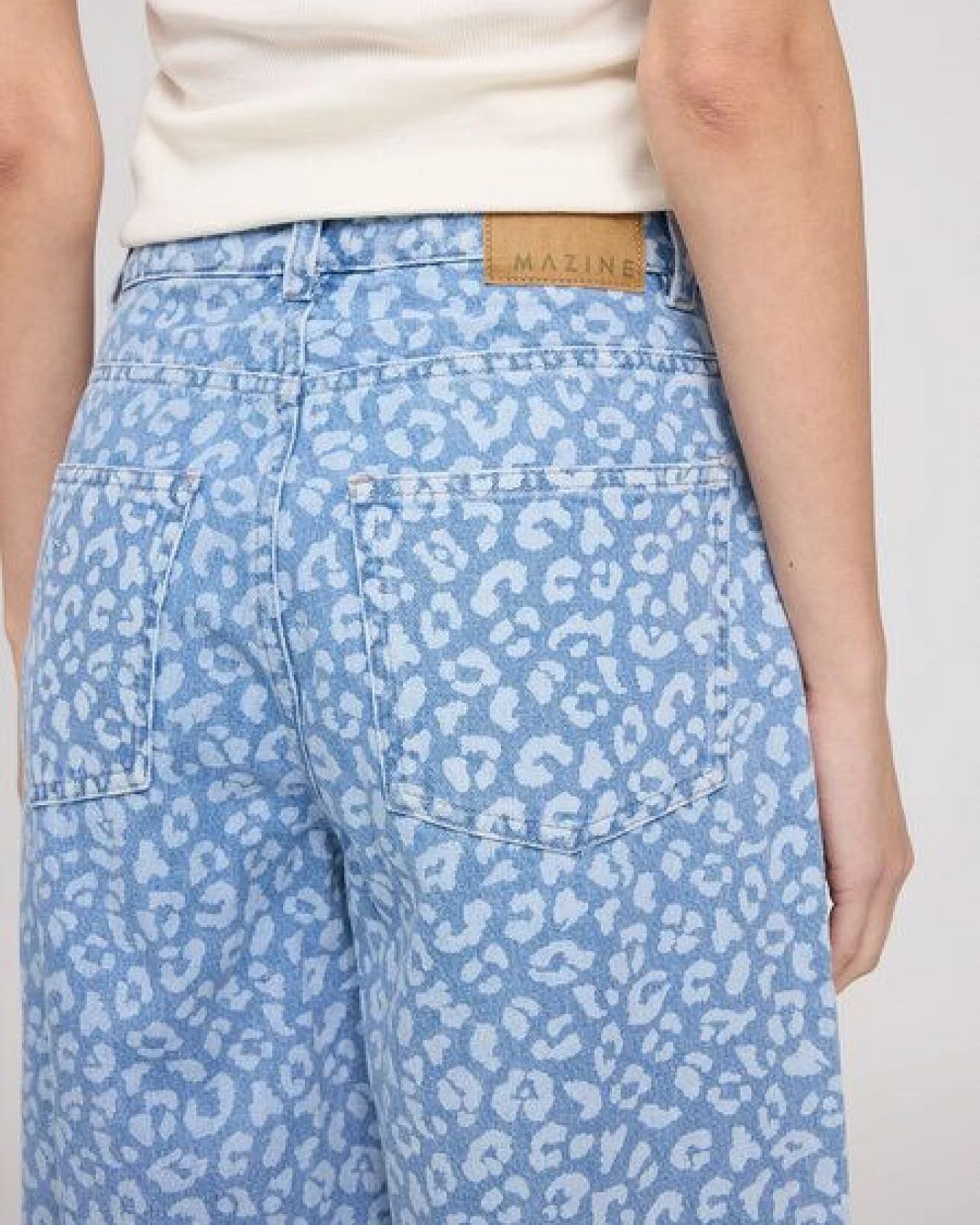 Mazine Denim Hose mit Barrel Leg – Ansicht 3