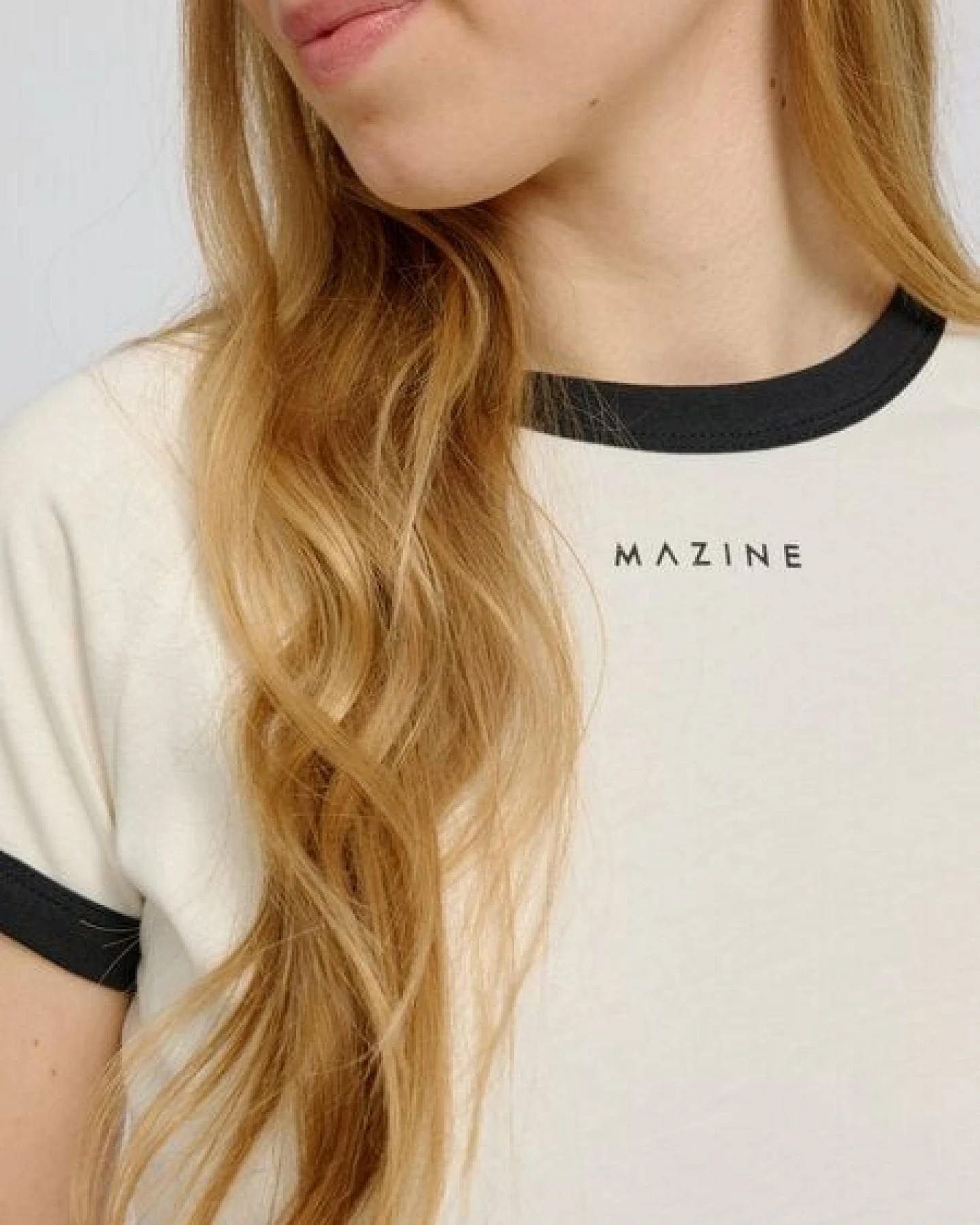 Mazine Contrast Bindings T-Shirt – Ansicht 4