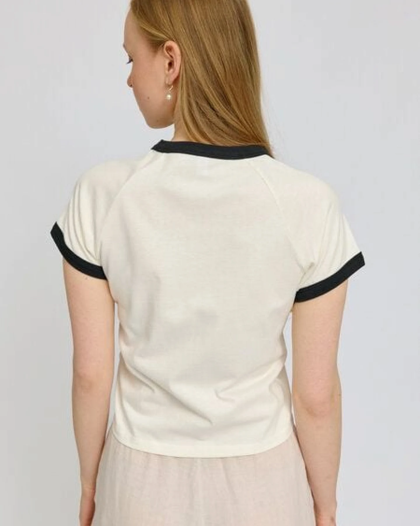 Mazine Contrast Bindings T-Shirt – Ansicht 3