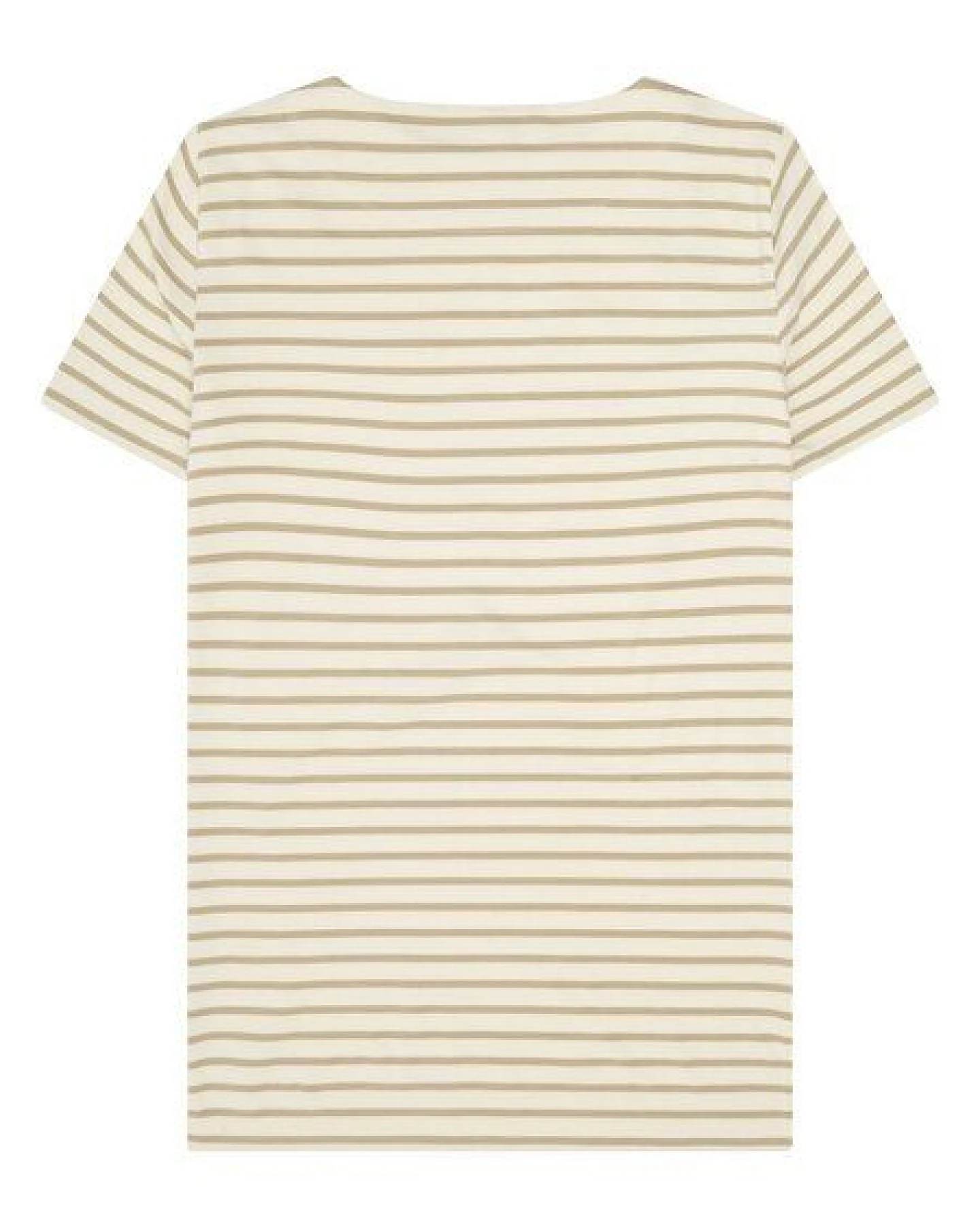 KnowledgeCotton Apparel T-Shirt-Kleid mit Streifen aus Bio-Baumwolle – Ansicht 3