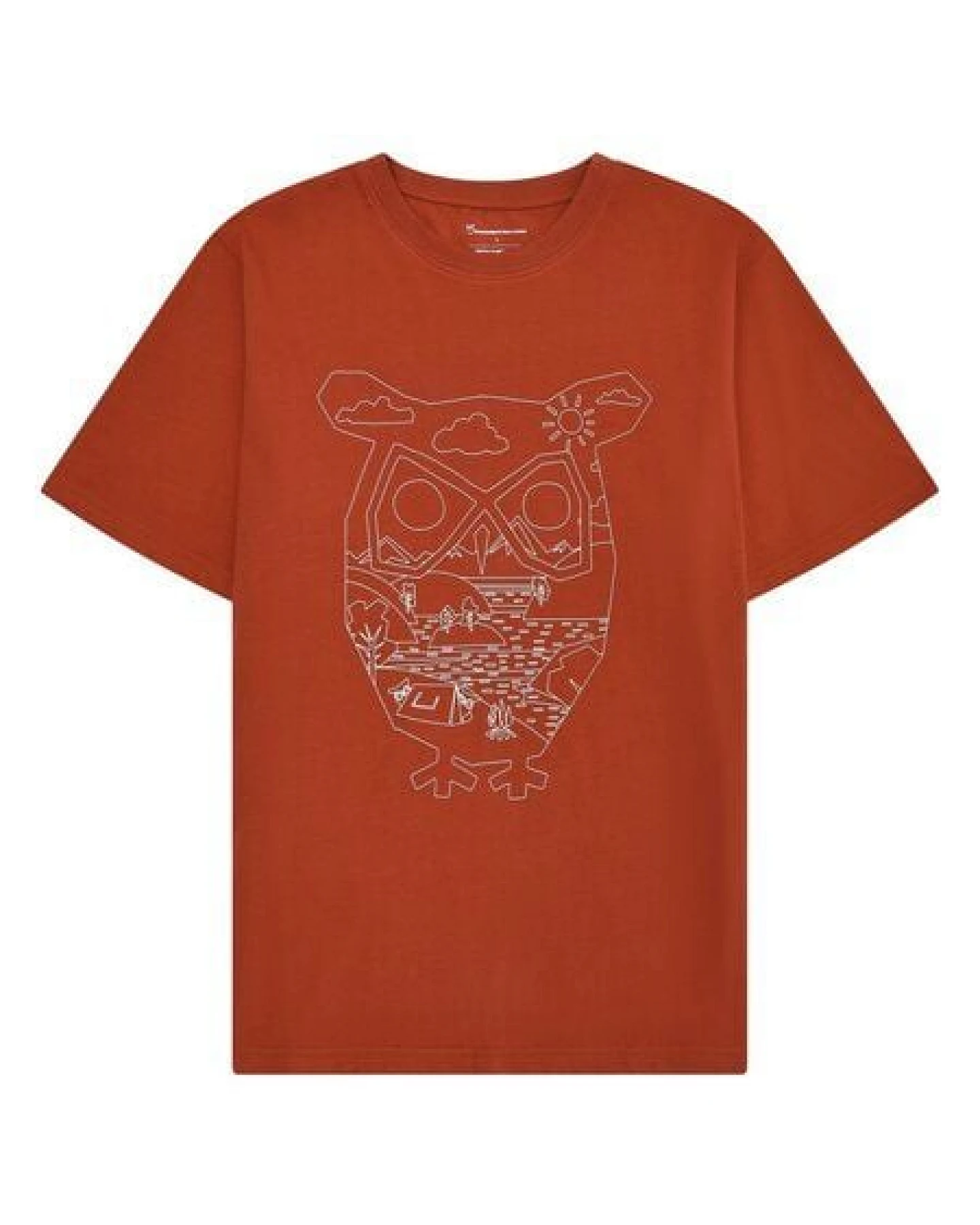 KnowledgeCotton Apparel T-Shirt mit Front-Print aus Bio-Baumwolle – Ansicht 2