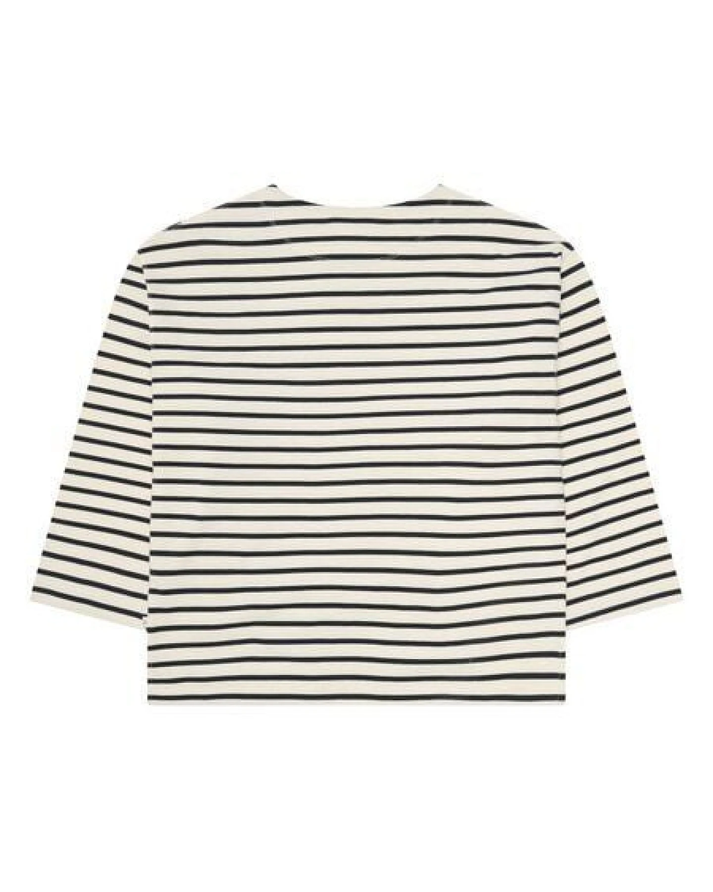 KnowledgeCotton Apparel Gestreiftes Langarmshirt aus Bio-Baumwolle – Ansicht 3