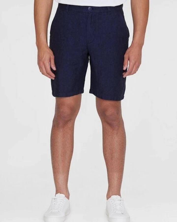 KnowledgeCotton Apparel Regular Shorts CHUCK aus Bio-Leinen