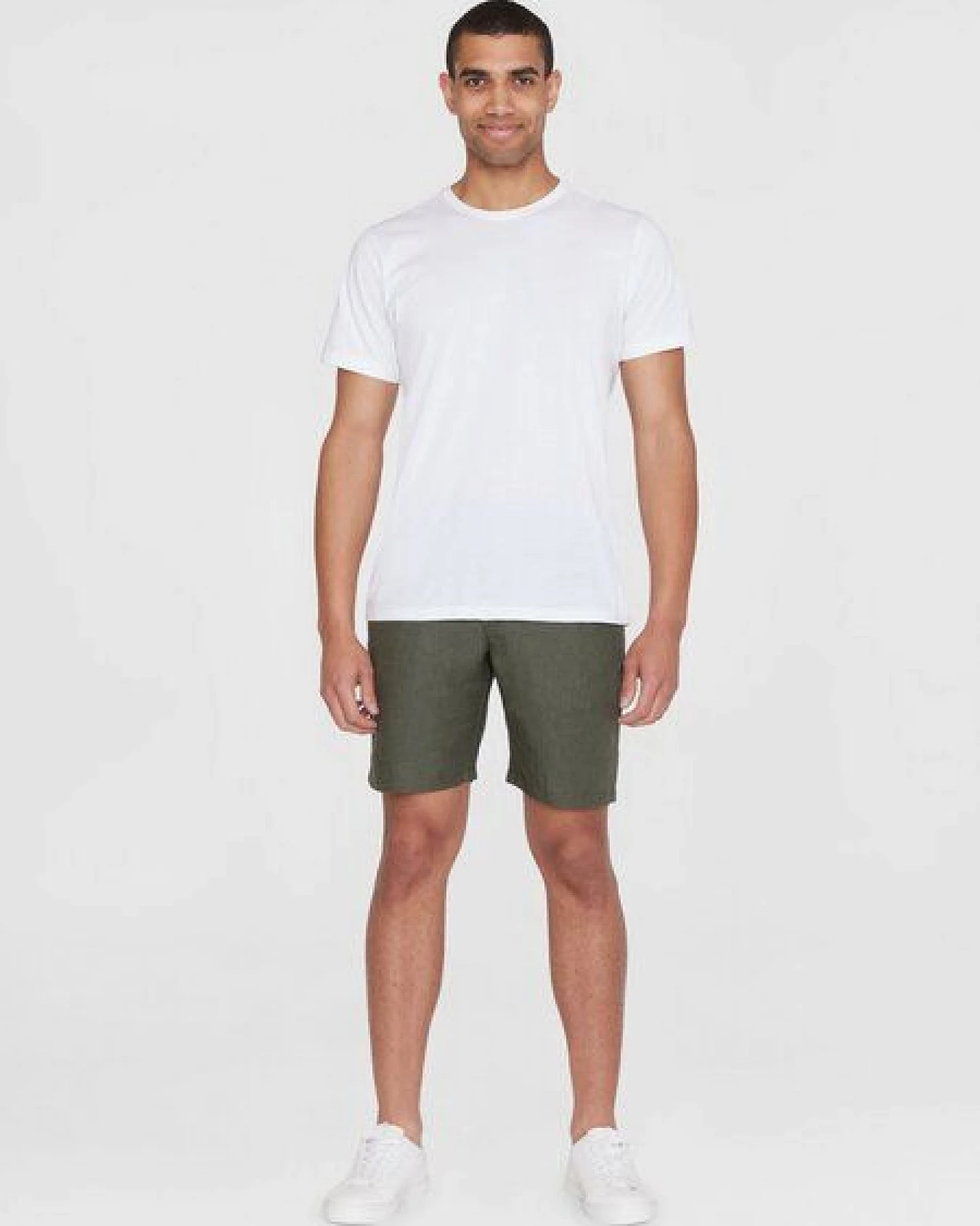 KnowledgeCotton Apparel Regular Shorts CHUCK aus Bio-Leinen – Ansicht 3