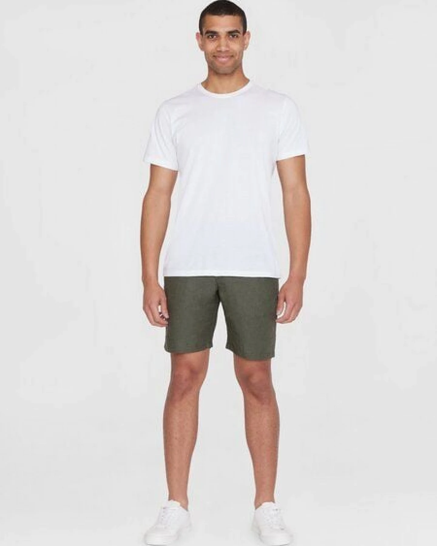 KnowledgeCotton Apparel Regular Shorts CHUCK aus Bio-Leinen – Ansicht 3