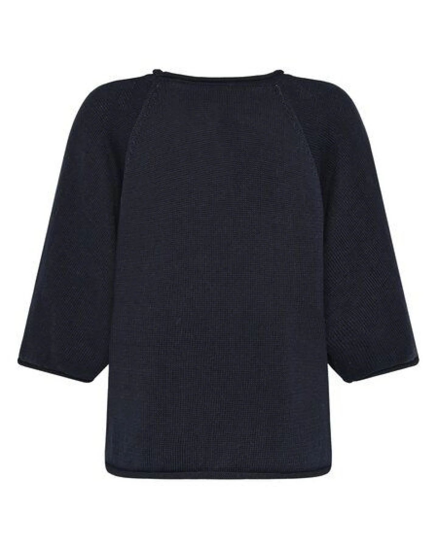 KnowledgeCotton Apparel Leichter Pullover mit Fledermausärmeln aus Bio-Baumwolle – Ansicht 3