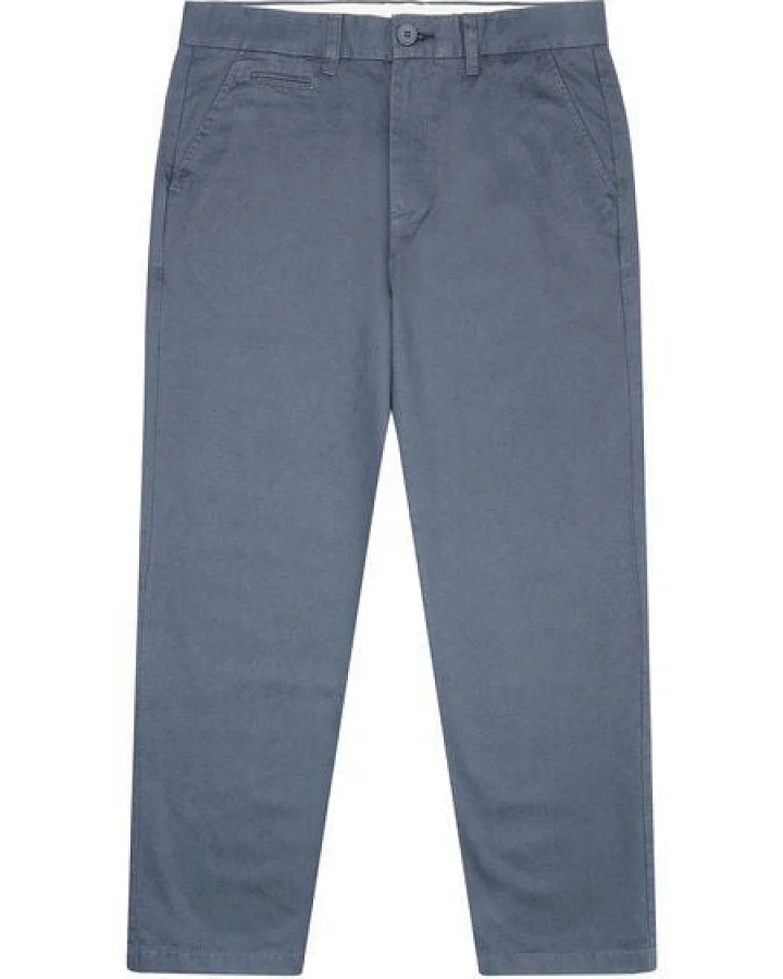 KnowledgeCotton Apparel Flint weite Chino-Hose aus Bio-Baumwolle
