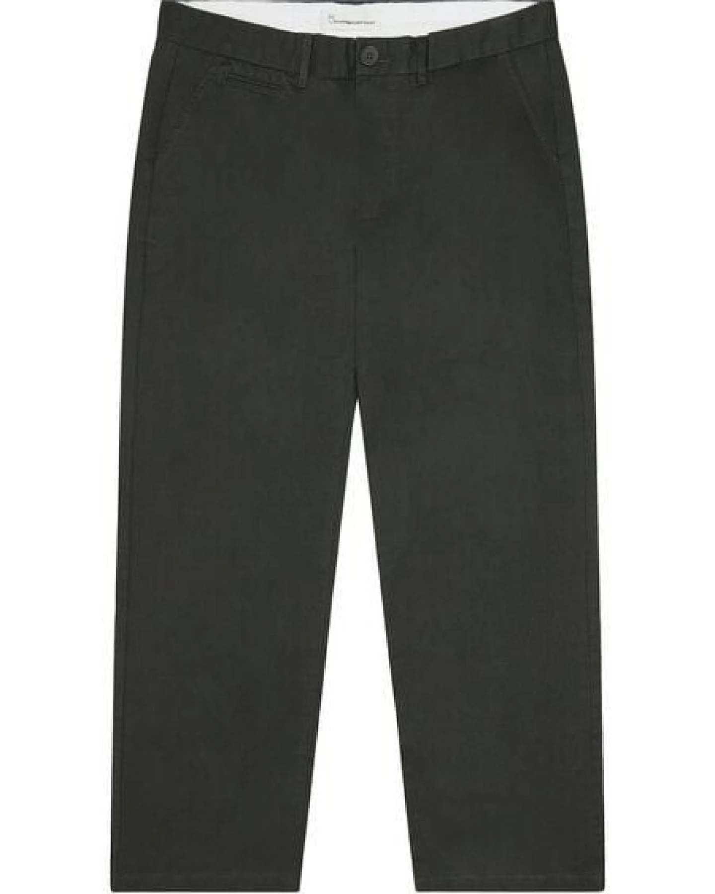 KnowledgeCotton Apparel Flint weite Chino-Hose aus Bio-Baumwolle – Ansicht 3