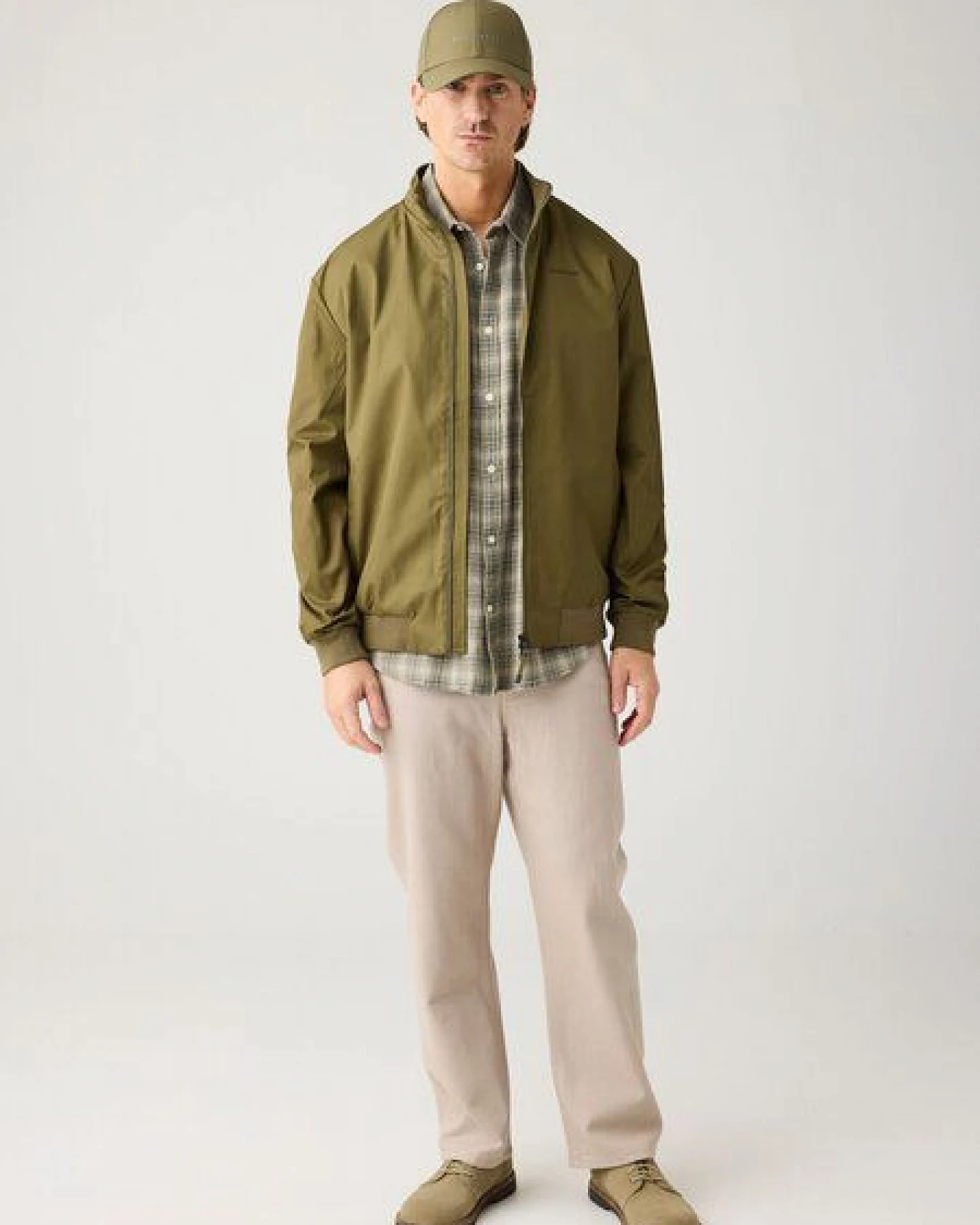 KnowledgeCotton Apparel Flint weite Twill-Hose aus Bio-Baumwolle – Ansicht 3