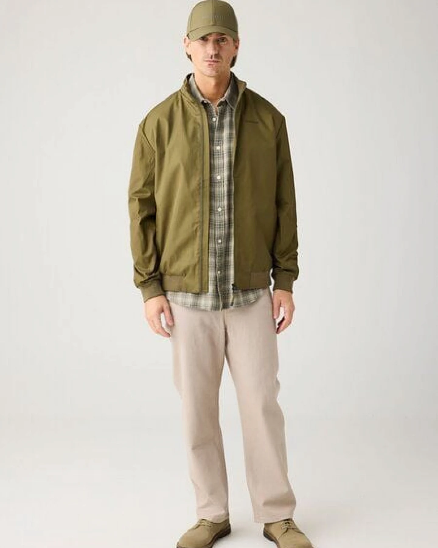 KnowledgeCotton Apparel Flint weite Twill-Hose aus Bio-Baumwolle – Ansicht 4
