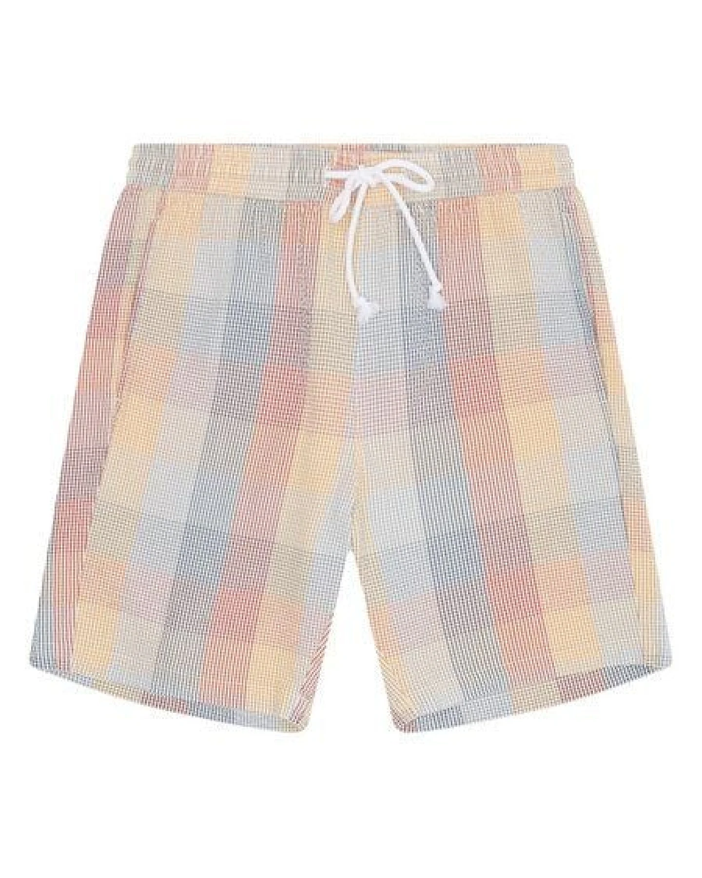 KnowledgeCotton Apparel Lockere Seersucker-Shorts FIG aus Bio-Baumwolle – Ansicht 3