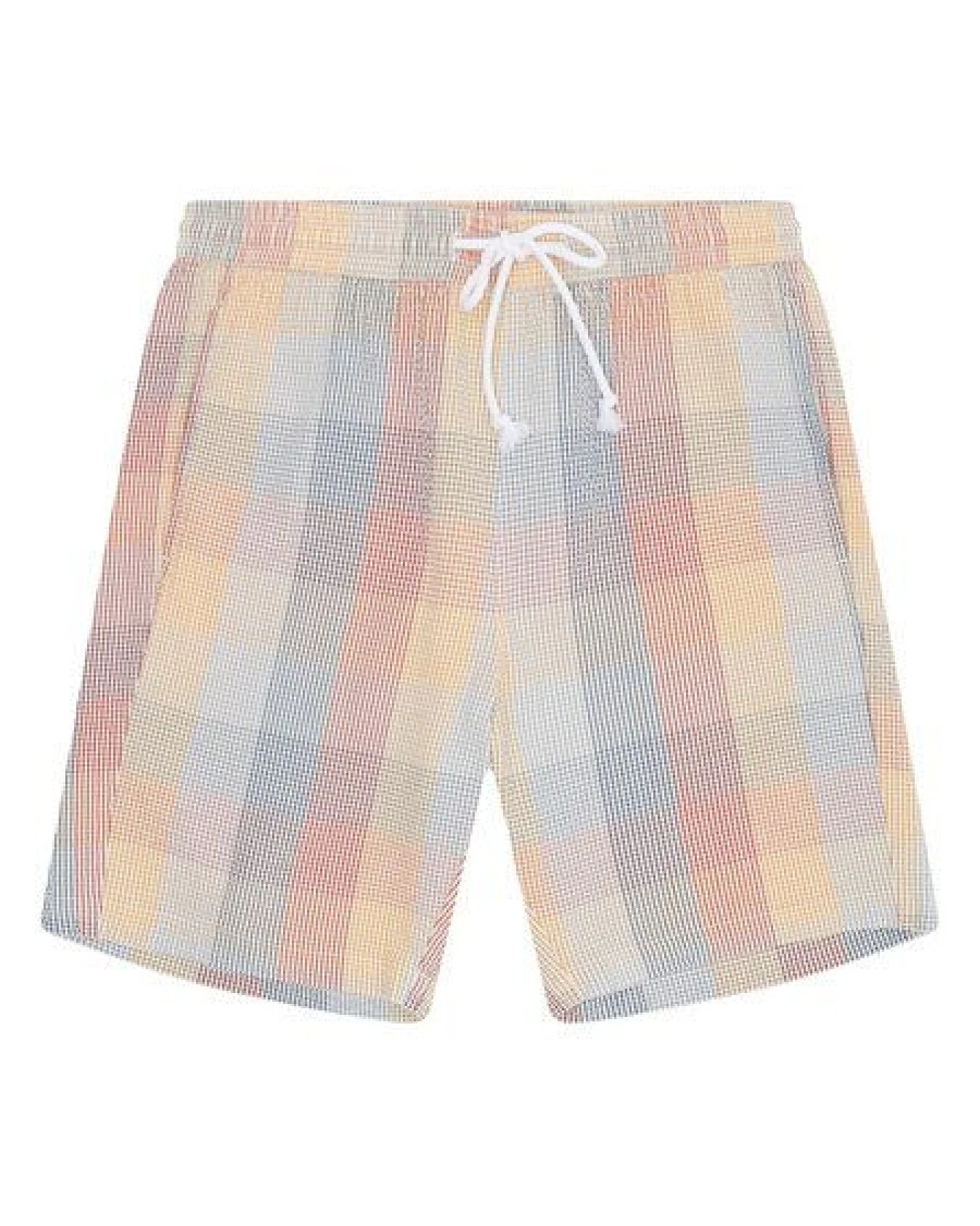 KnowledgeCotton Apparel Lockere Seersucker-Shorts FIG aus Bio-Baumwolle – Ansicht 3