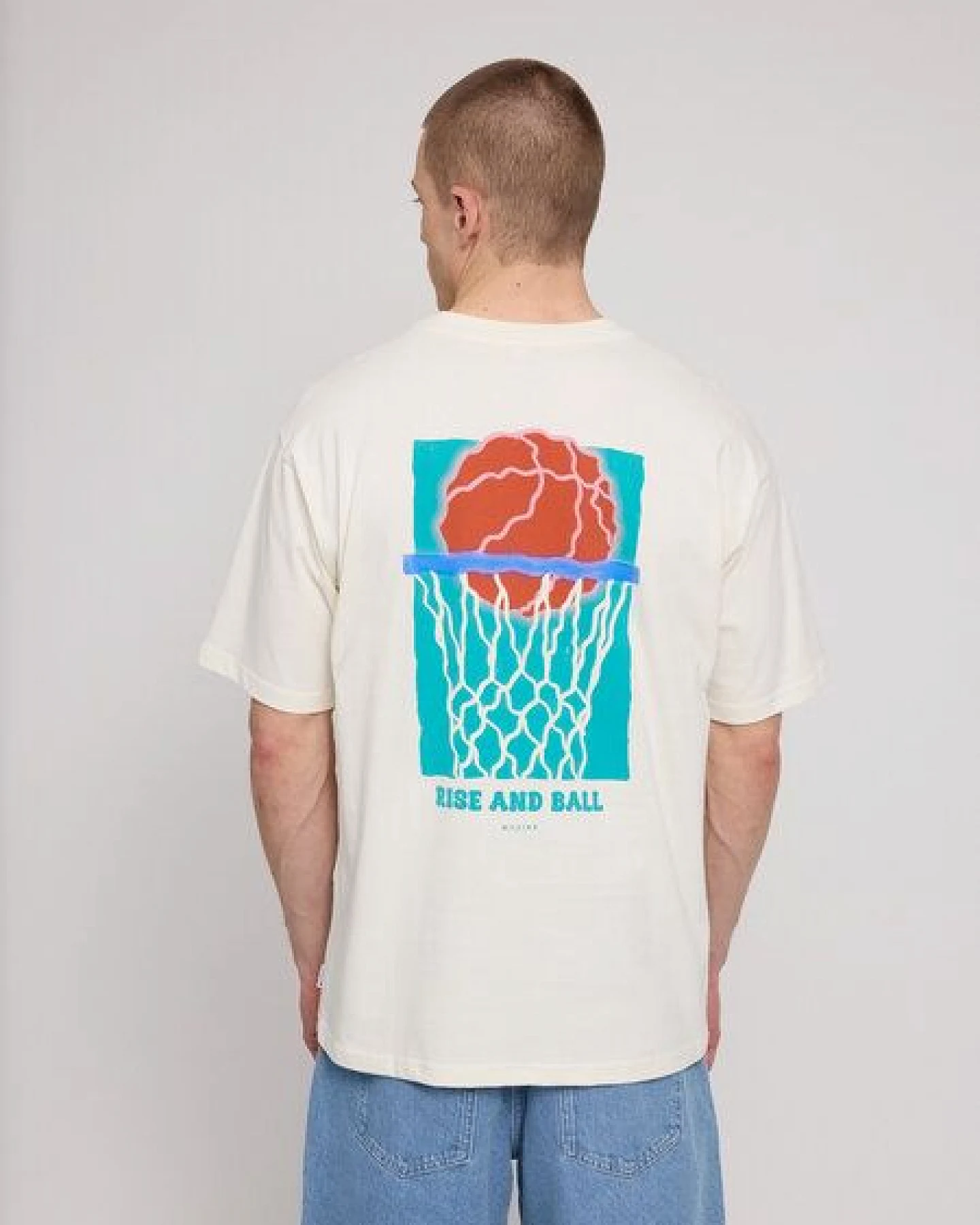 Mazine T-Shirt mit Backprint in fester Haptik – Ansicht 2