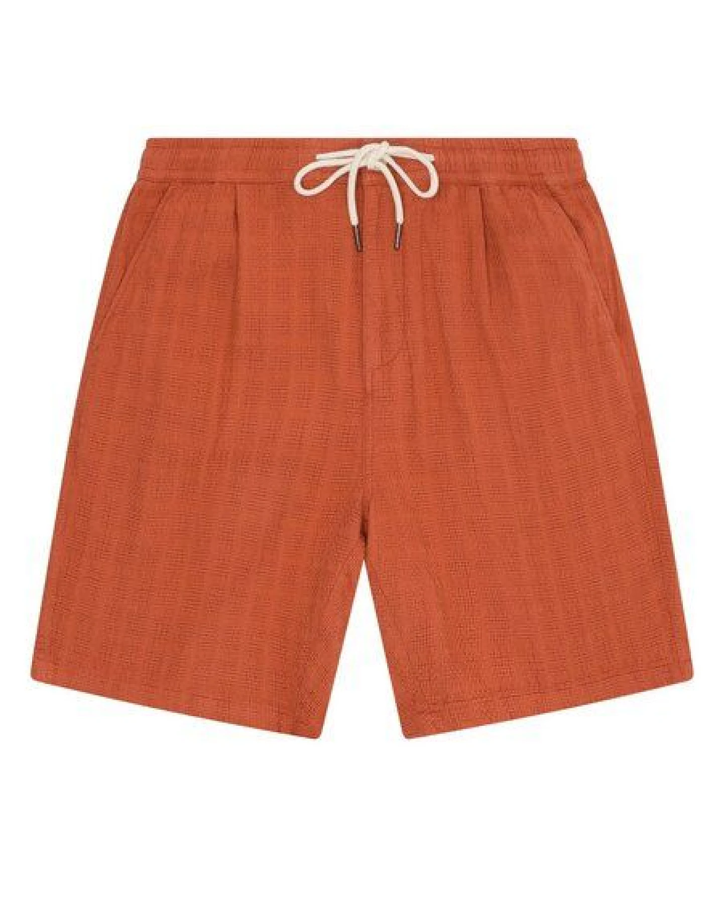 KnowledgeCotton Apparel Lockere Shorts FIG mit Strucktur aus Bio-Baumwolle – Ansicht 3