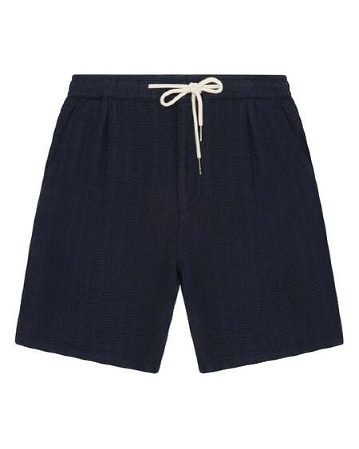 KnowledgeCotton Apparel Lockere Shorts FIG mit Strucktur aus Bio-Baumwolle