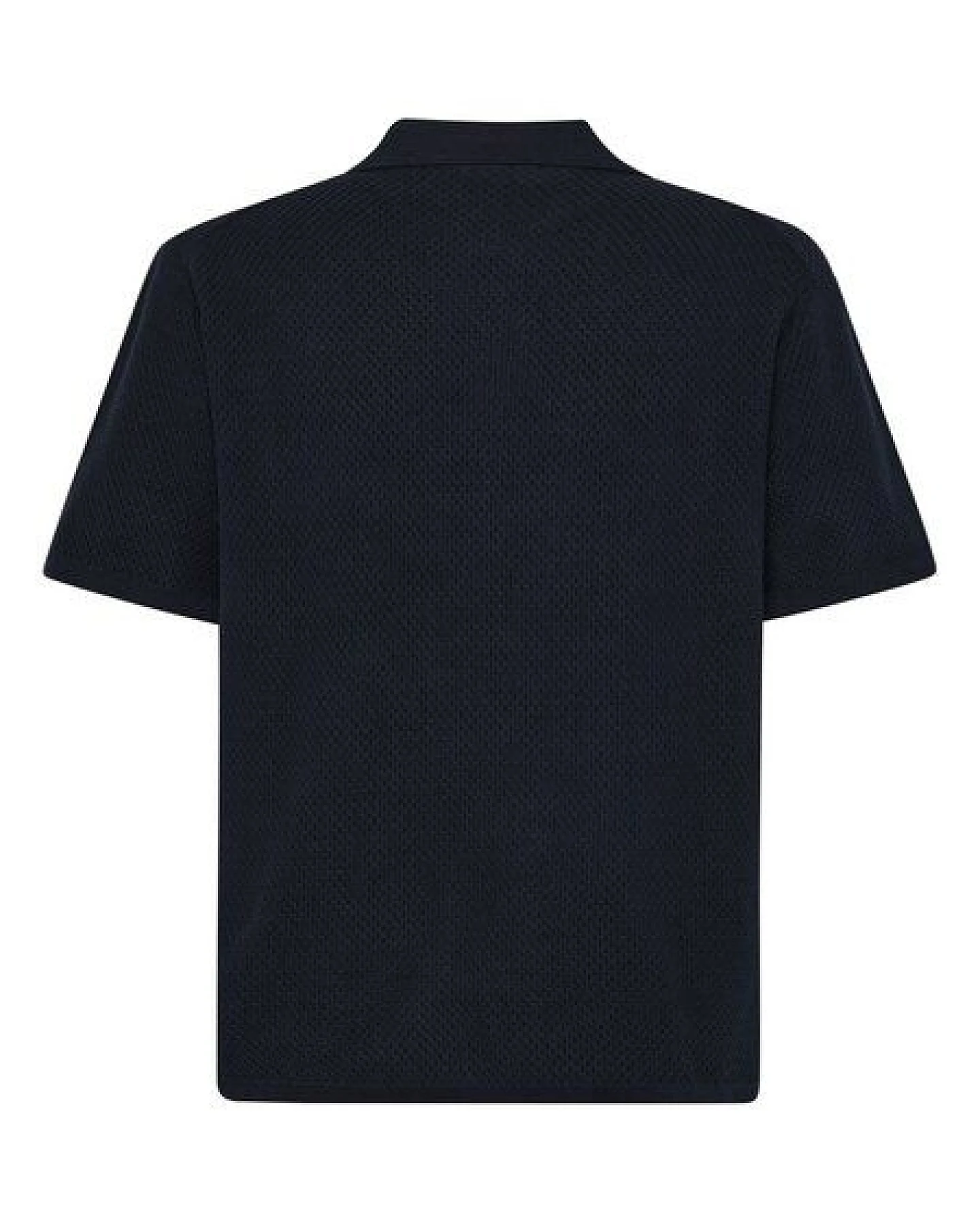 KnowledgeCotton Apparel Lockeres gestricktes Poloshirt aus Bio-Baumwolle – Ansicht 3