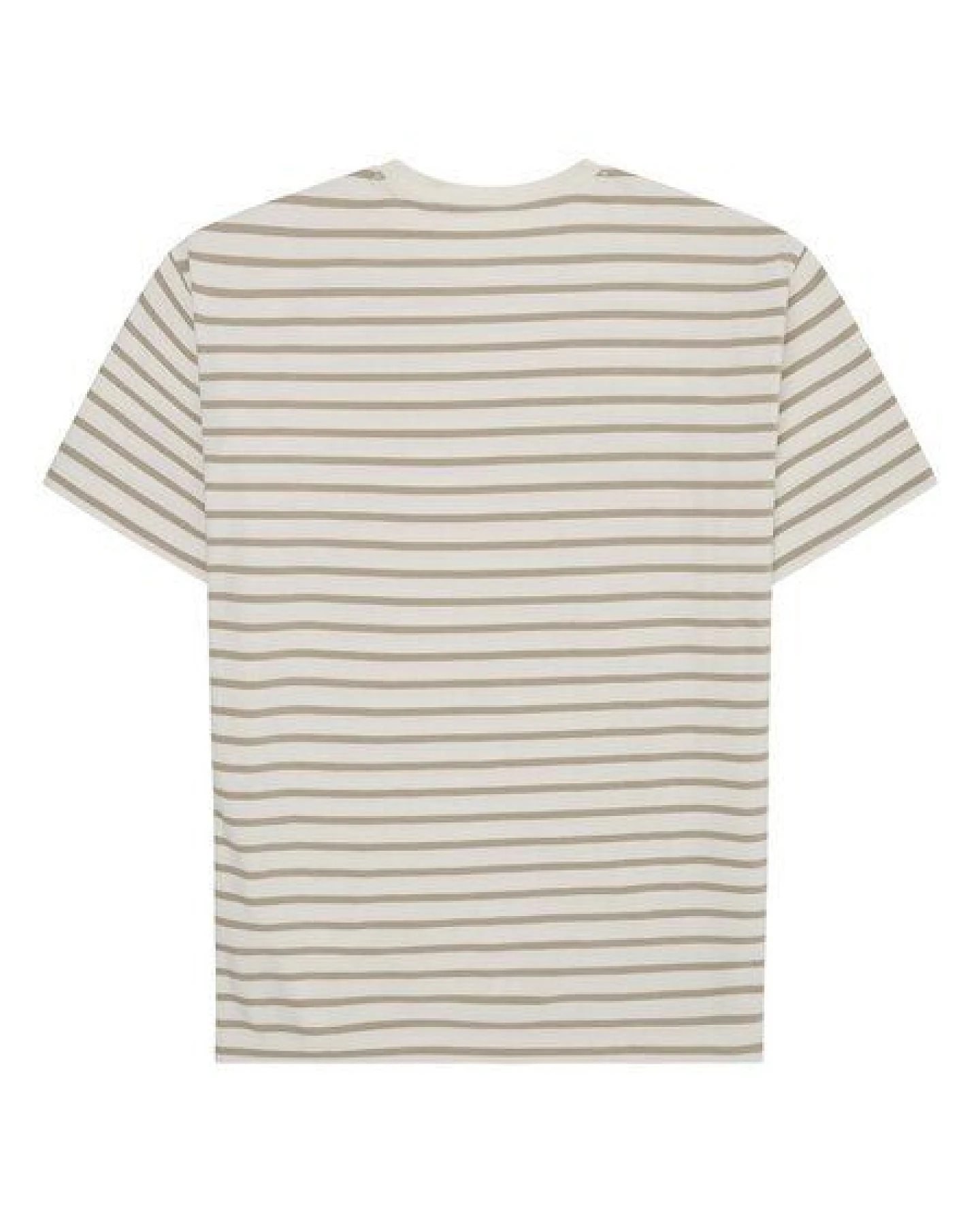 KnowledgeCotton Apparel Lockeres gestreiftes T-Shirt aus Bio-Baumwolle – Ansicht 3