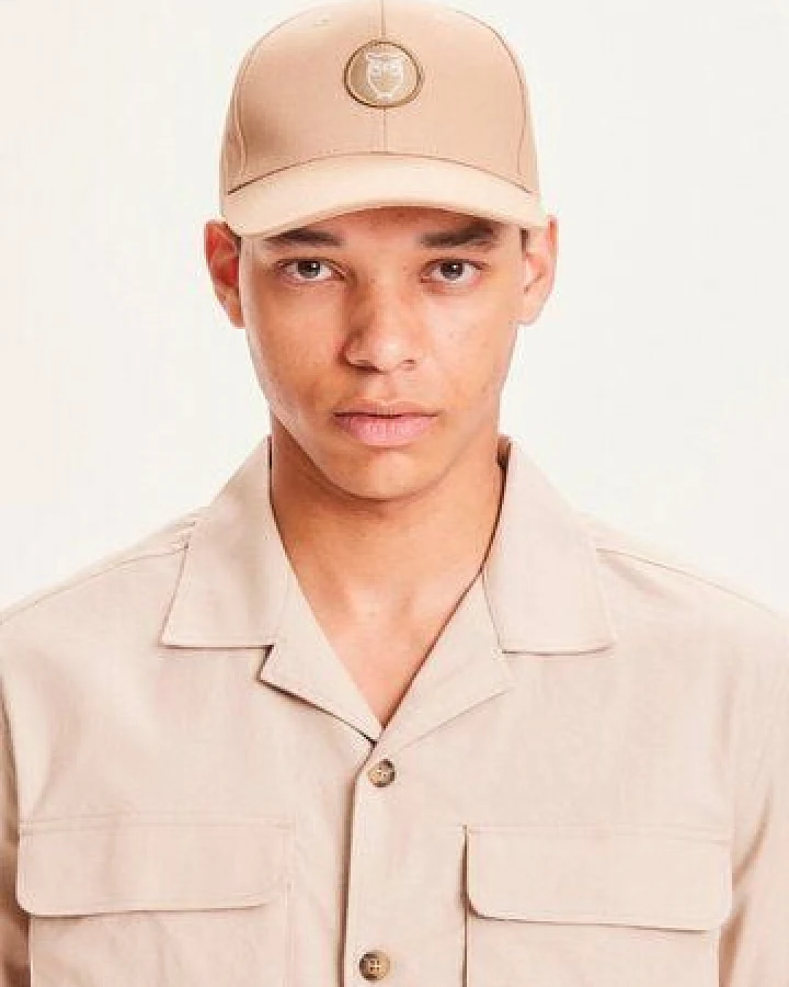KnowledgeCotton Apparel Twill Badge Schirmmütze aus Bio-Baumwolle