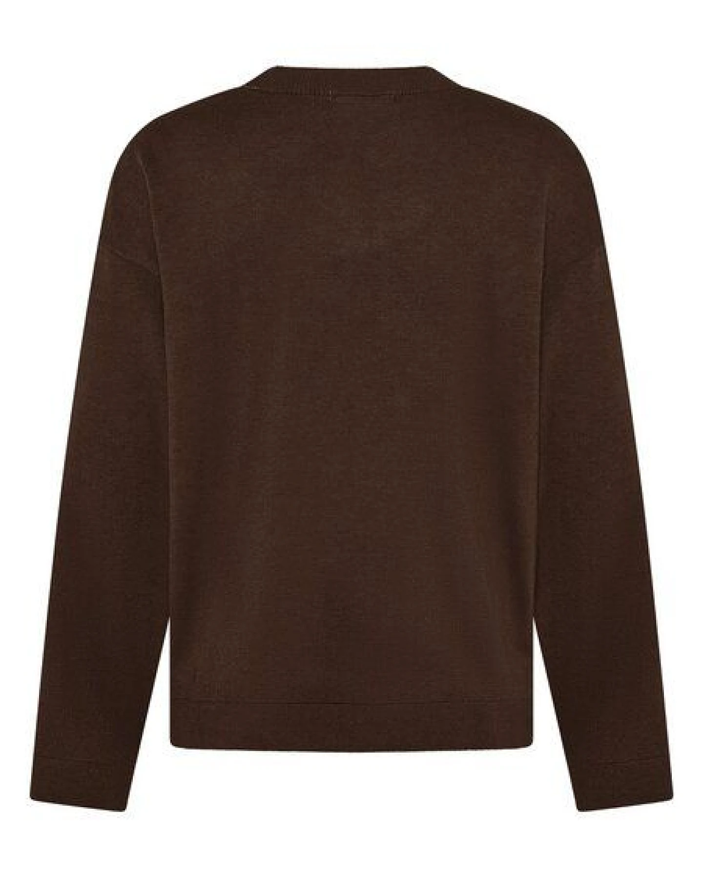 KnowledgeCotton Apparel Lockerer Pullover aus leichtem Bio-Baumwollmix – Ansicht 3