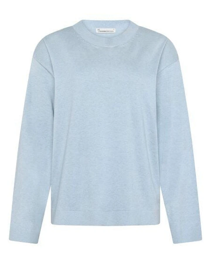 KnowledgeCotton Apparel Lockerer Pullover aus leichtem Bio-Baumwollmix