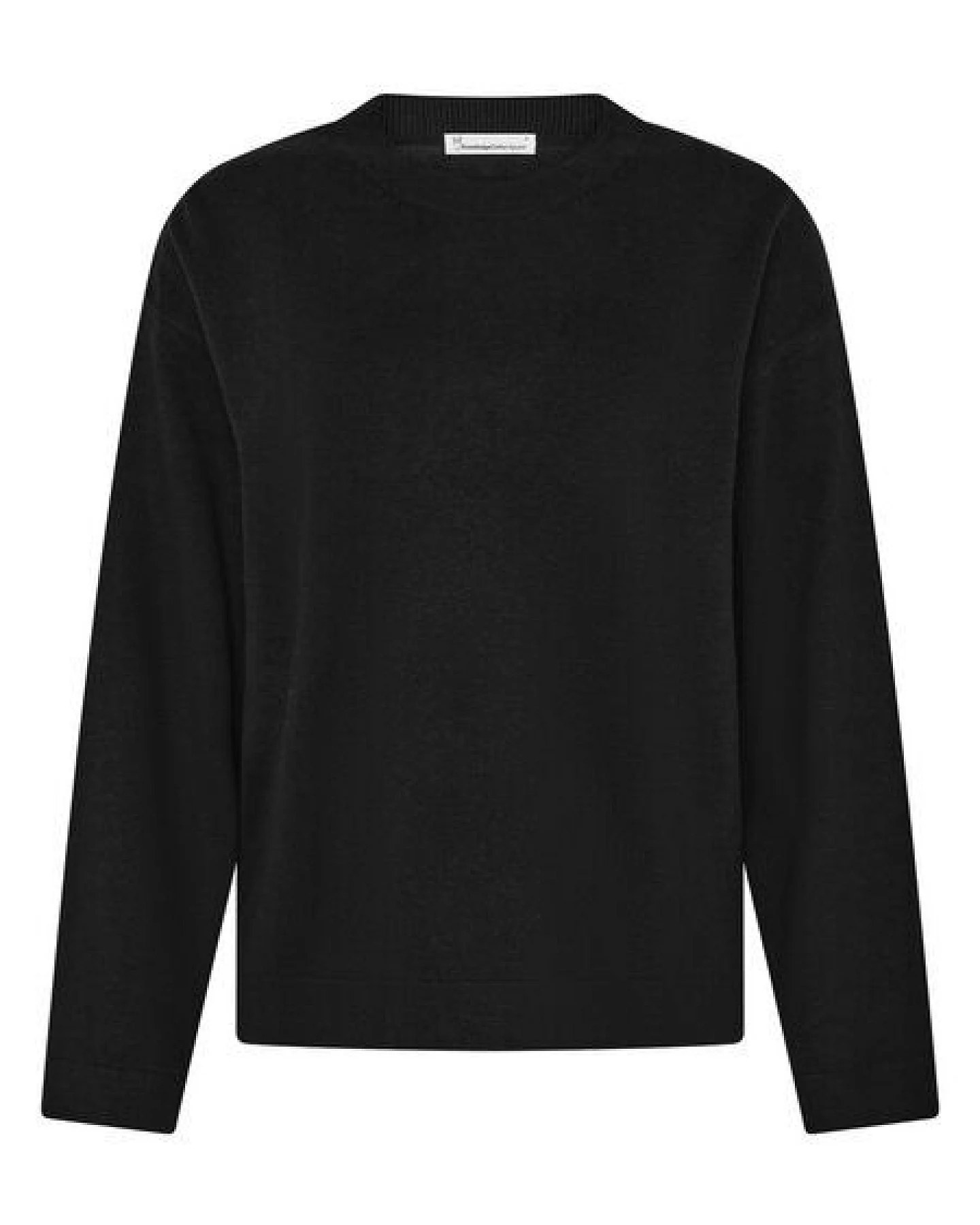 KnowledgeCotton Apparel Lockerer Pullover aus leichtem Bio-Baumwollmix – Ansicht 3