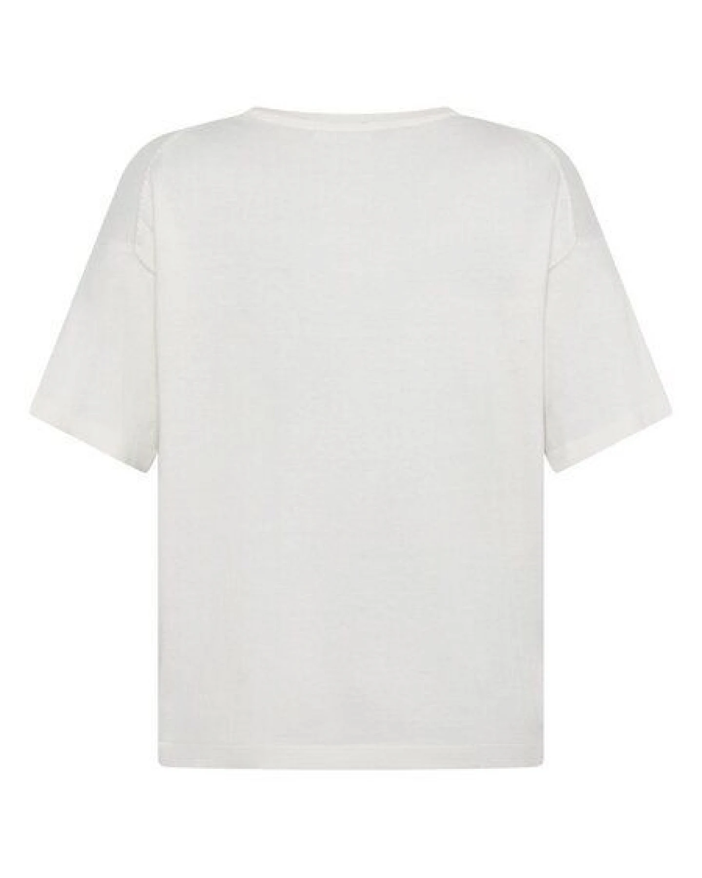 KnowledgeCotton Apparel Gestricktes lockeres T-Shirt mit Kaschmir – Ansicht 3