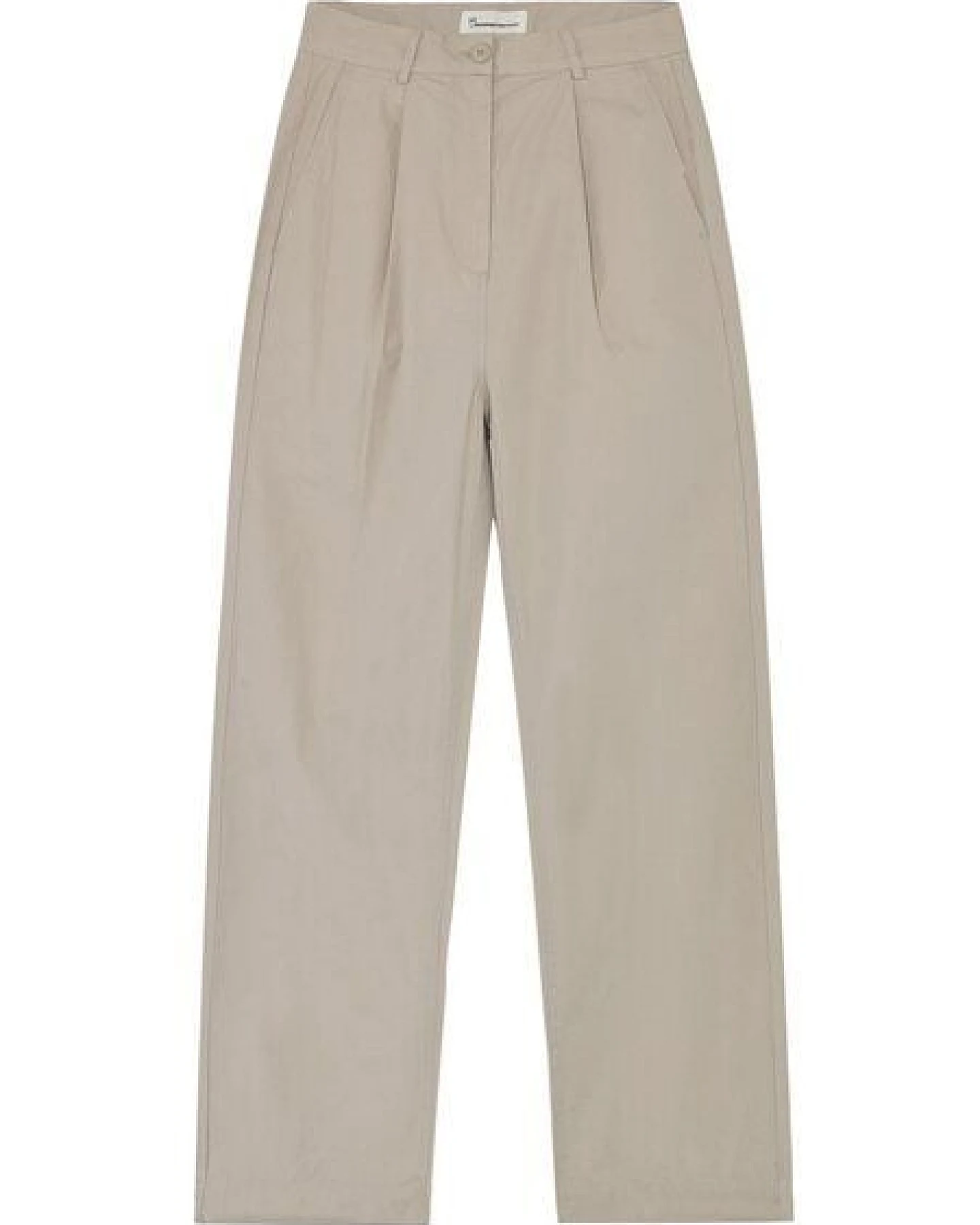 KnowledgeCotton Apparel Popeline-Faltenhose aus Bio-Baumwolle – Ansicht 4