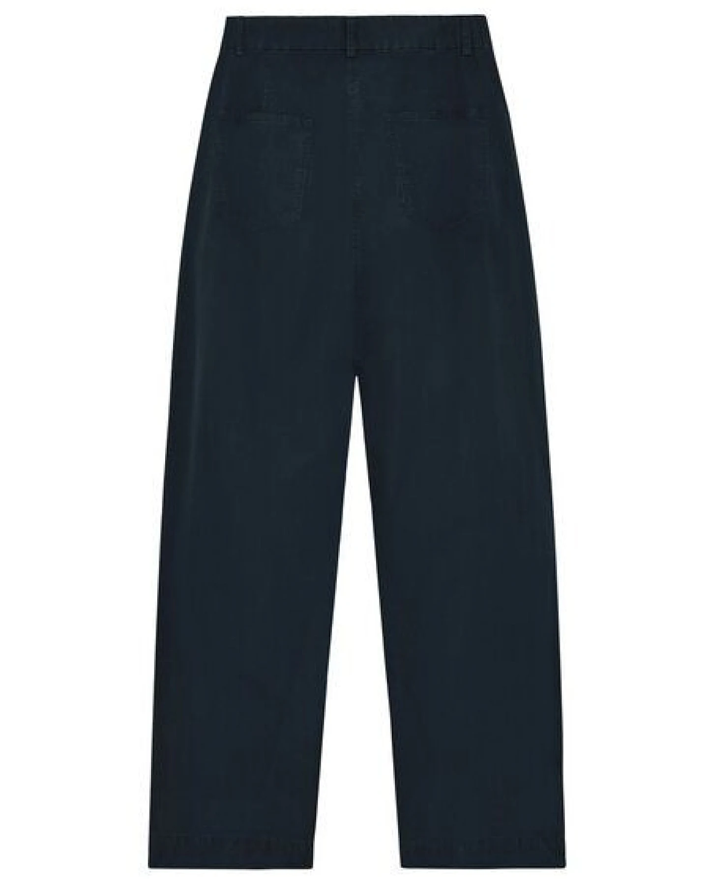 KnowledgeCotton Apparel Popeline-Faltenhose aus Bio-Baumwolle – Ansicht 3
