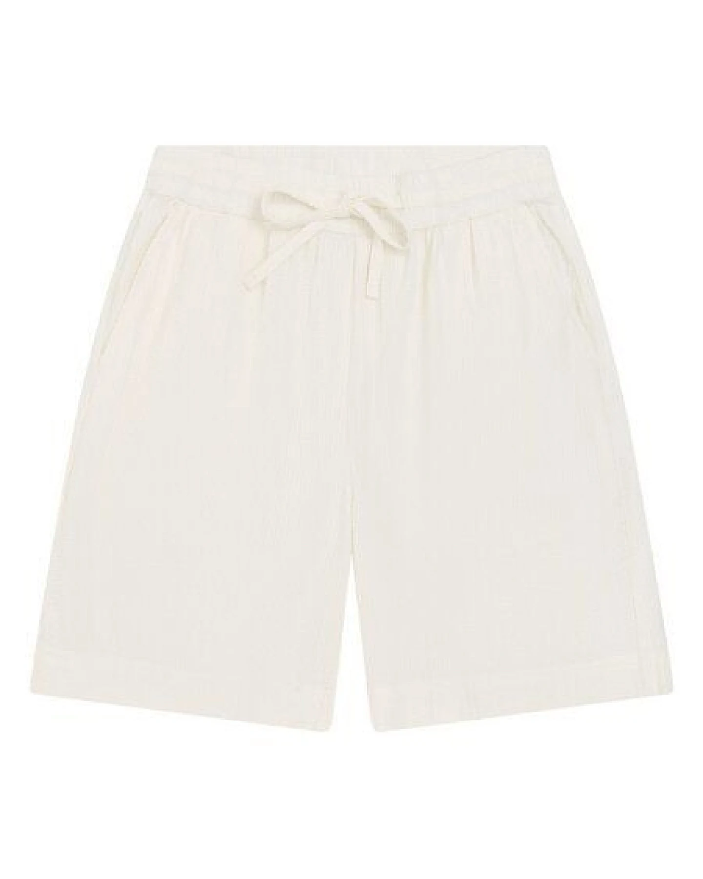 KnowledgeCotton Apparel Weite Seersucker-Shorts POSEY aus Bio-Baumwolle – Ansicht 4