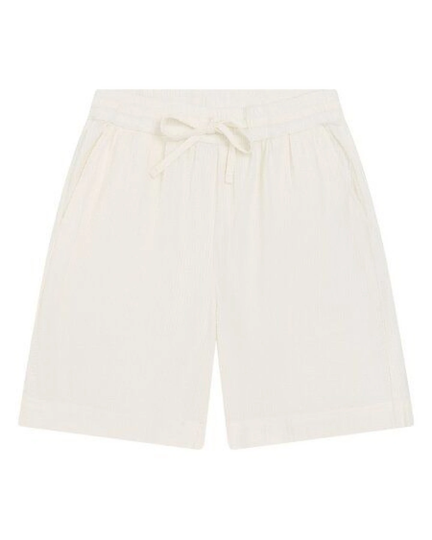 KnowledgeCotton Apparel Weite Seersucker-Shorts POSEY aus Bio-Baumwolle – Ansicht 3