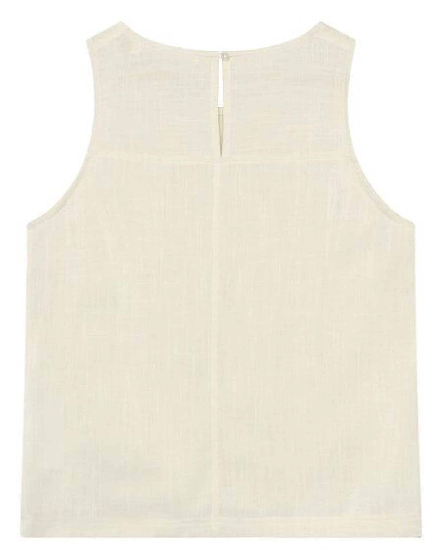KnowledgeCotton Apparel Blusentop aus Ecovero und Bio-Leinen – Ansicht 3