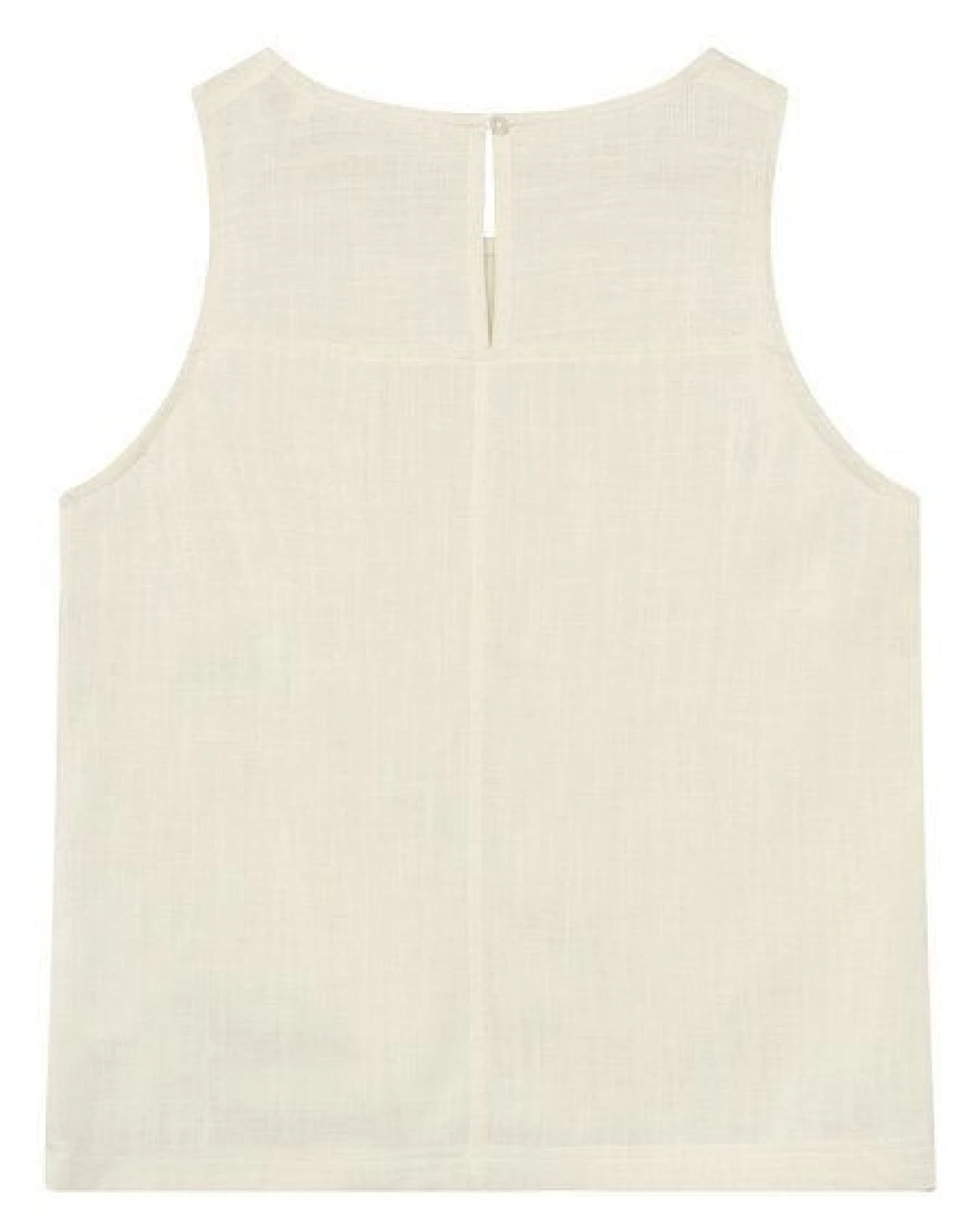 KnowledgeCotton Apparel Blusentop aus Ecovero und Bio-Leinen – Ansicht 3
