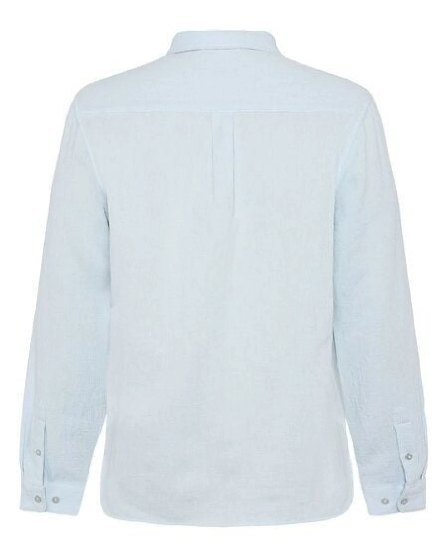 KnowledgeCotton Apparel Langarmhemd mit Struktur aus Bio-Baumwolle – Ansicht 4