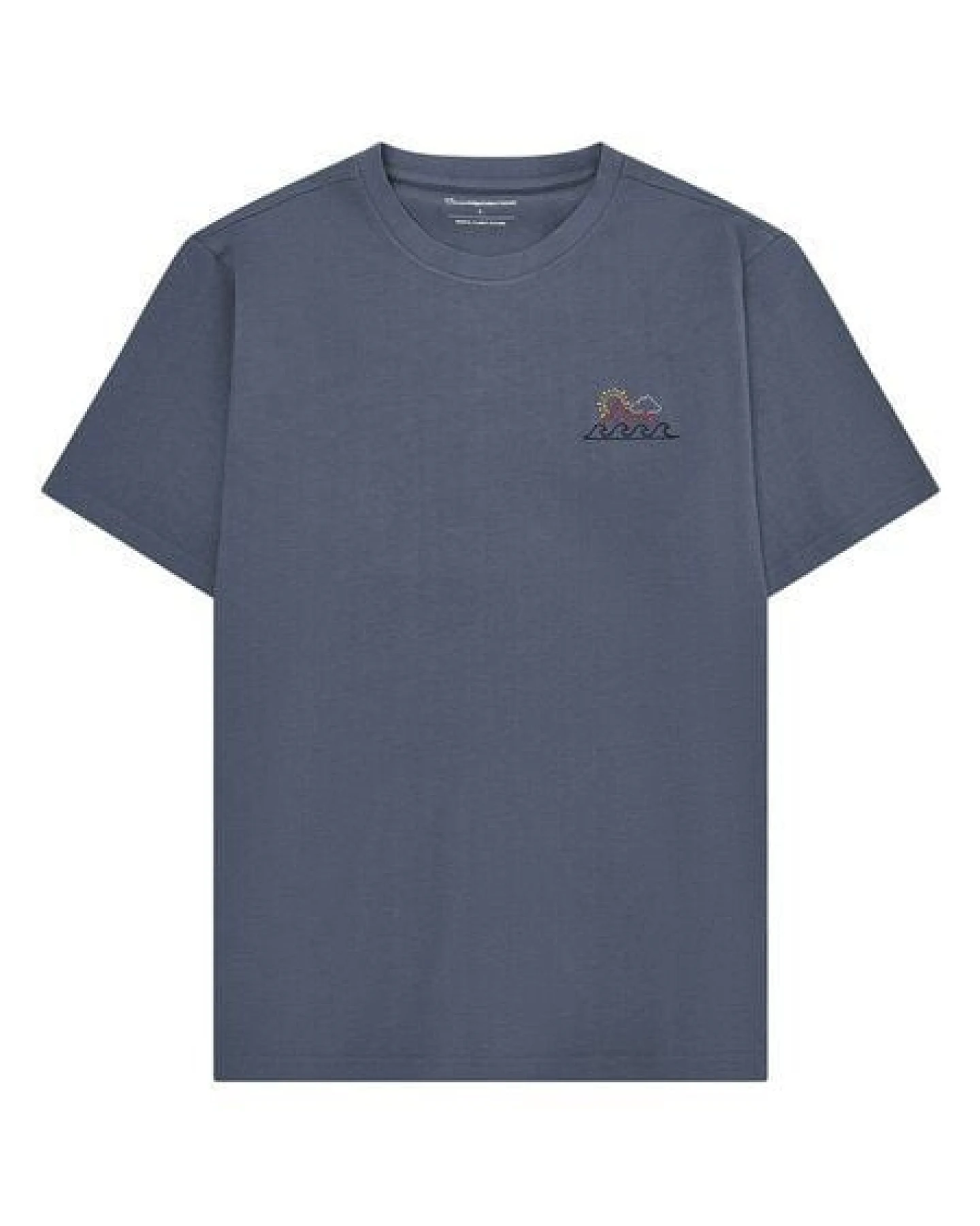 KnowledgeCotton Apparel T-Shirt mit Stickerei aus Bio-Baumwolle – Ansicht 2